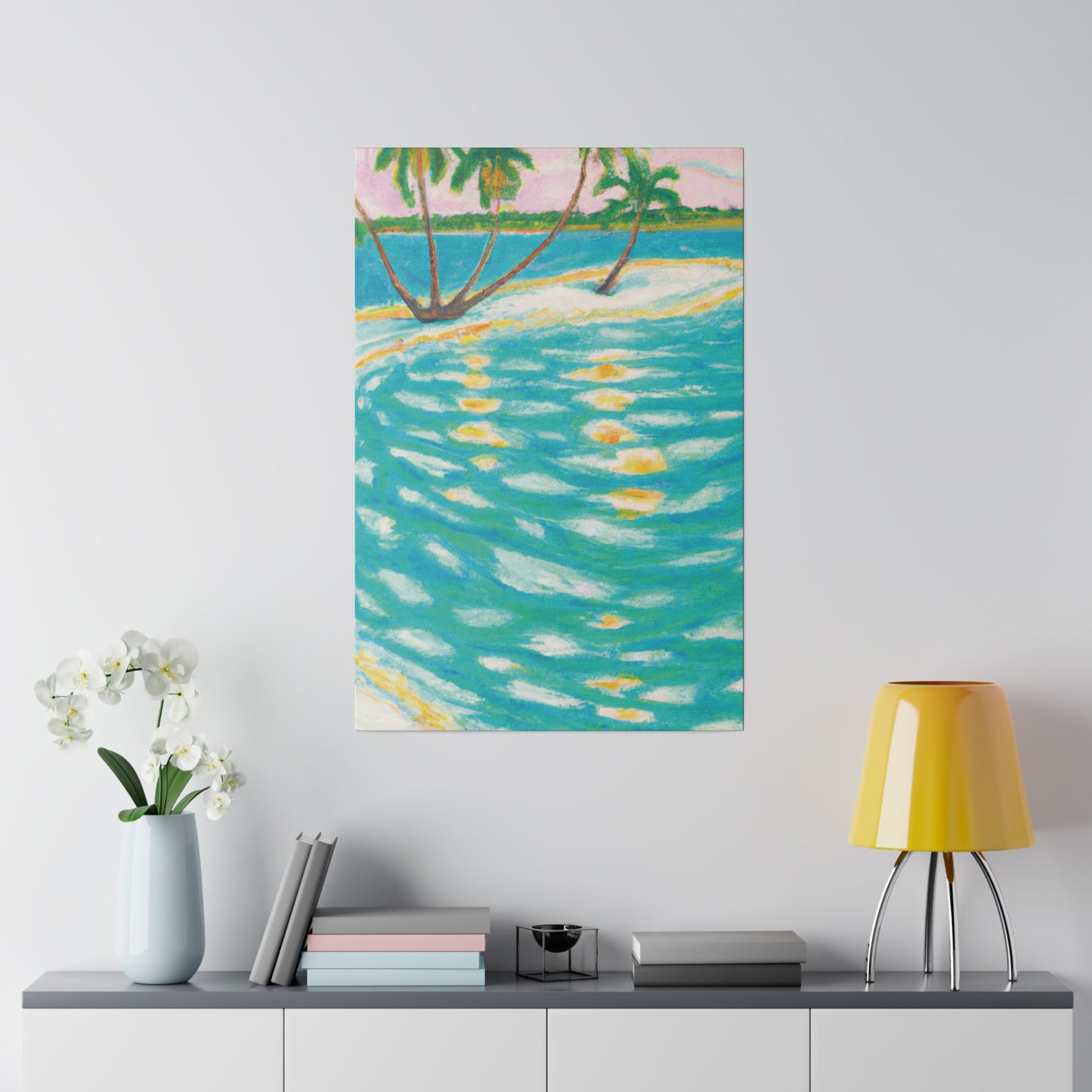 9029O - Bahamas Ocean Painting Print | Bahamas | Ocean | Beach | Poster | Home Decor | Wall Art | Canvas