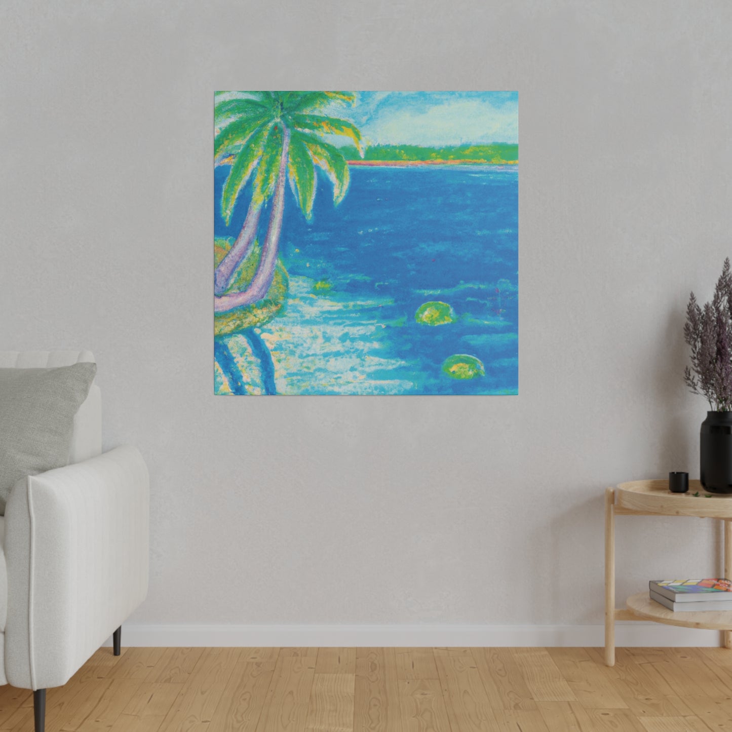 5683A - Bahamas Ocean Painting Print | Bahamas | Ocean | Beach | Poster | Home Decor | Wall Art | Canvas