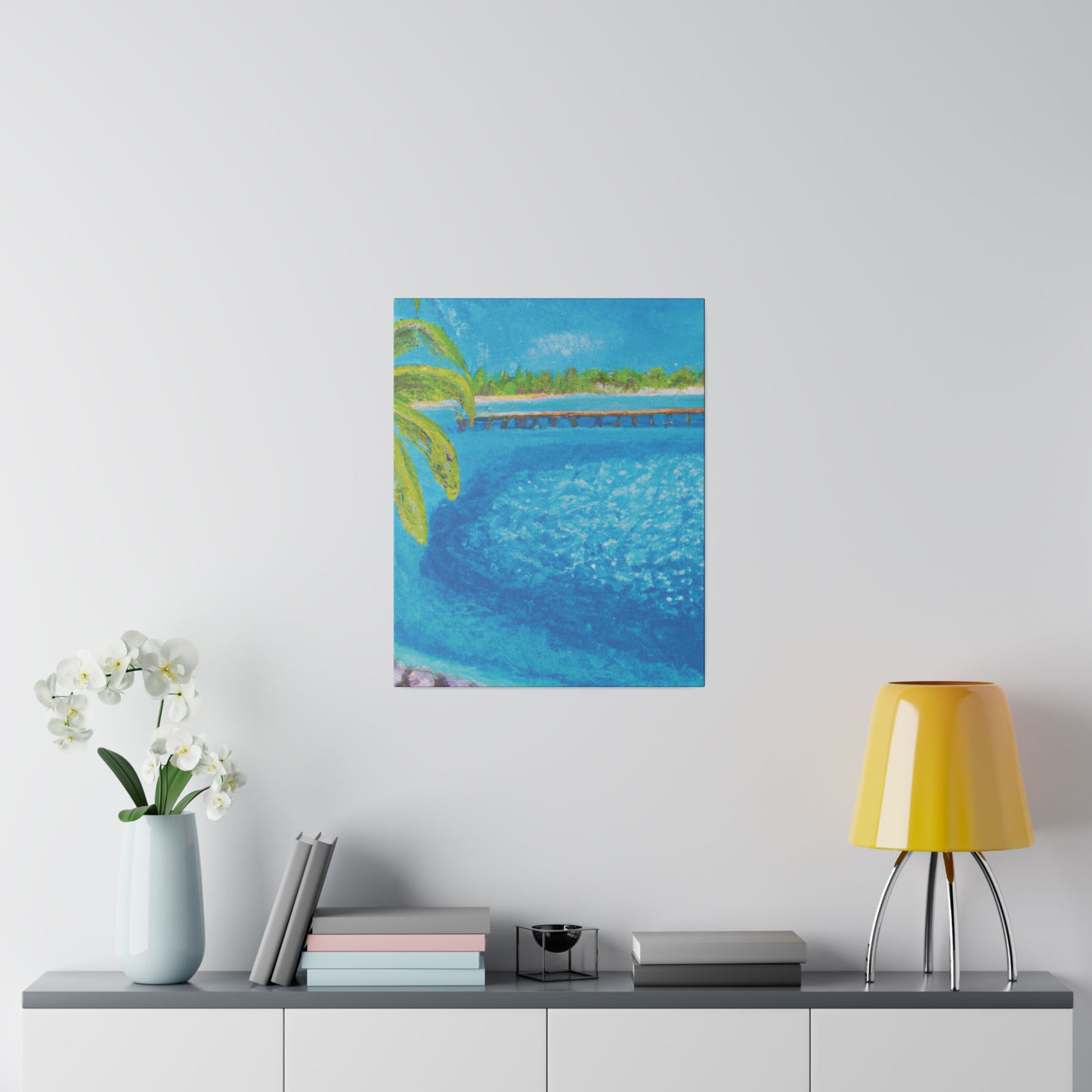 9462U - Bahamas Ocean Painting Print | Bahamas | Ocean | Beach | Poster | Home Decor | Wall Art | Canvas