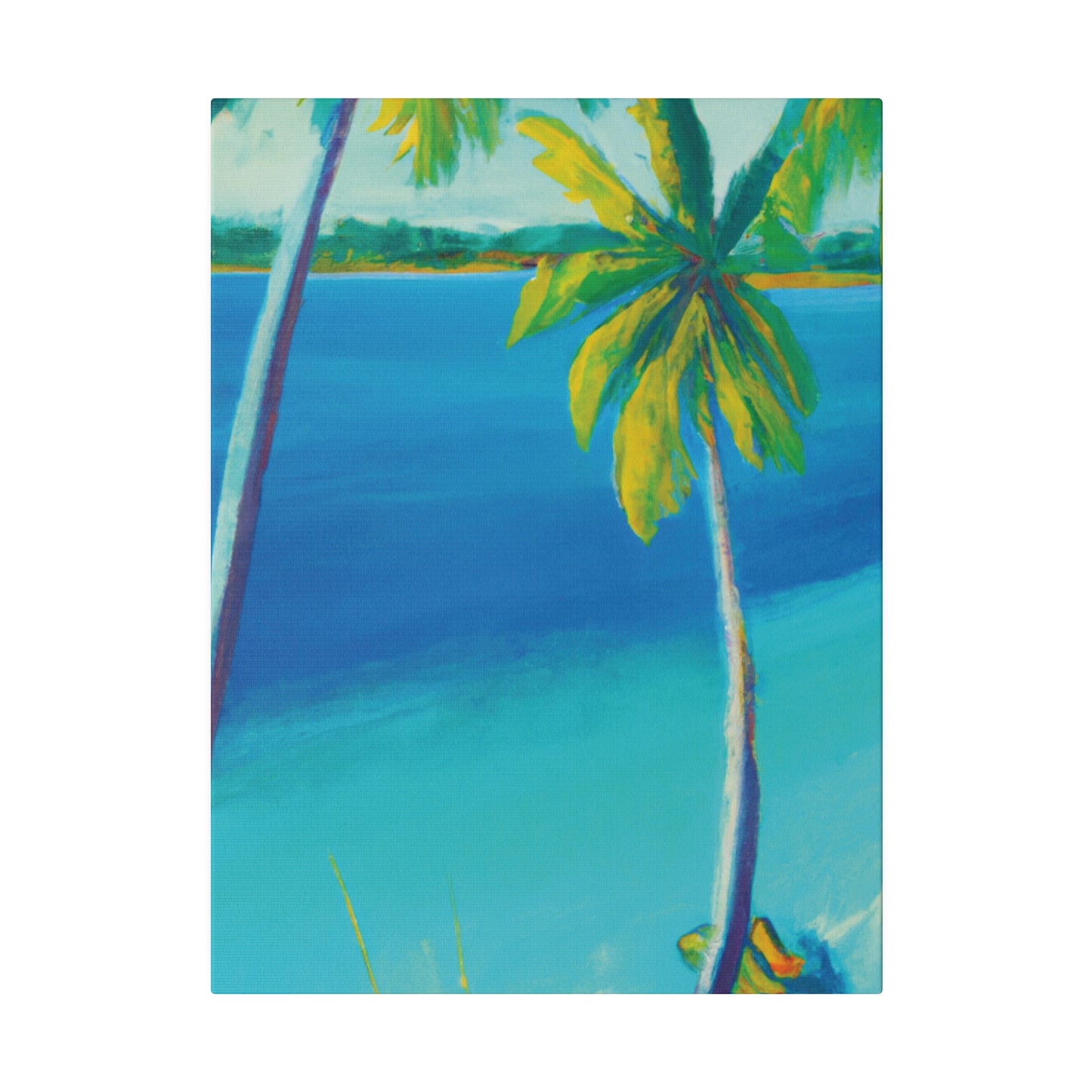 7593L - Bahamas Ocean Painting Print | Bahamas | Ocean | Beach | Poster | Home Decor | Wall Art | Canvas