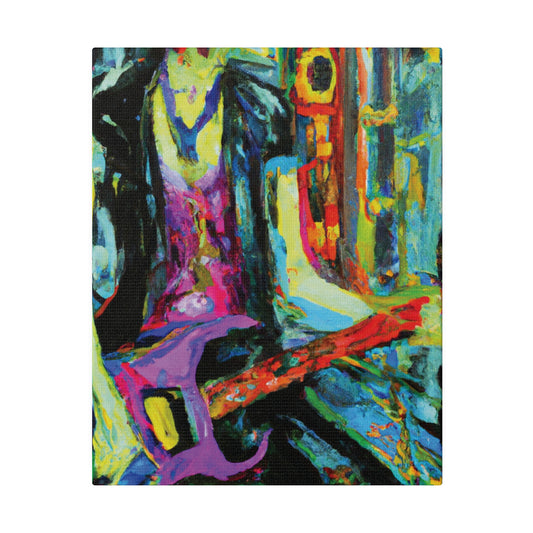 6863V - Rockstar Oil Painting Style Print | Poster | Home Decor | Wall Art | Music Art | Canvas