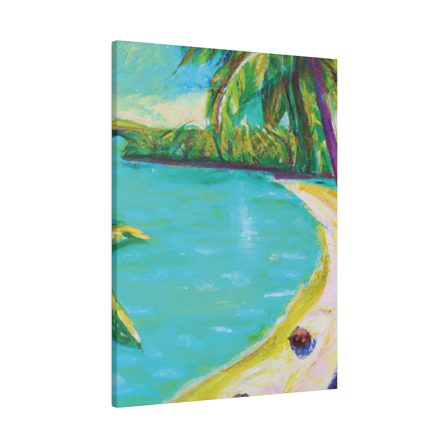 2421K - Bahamas Ocean Painting Print | Bahamas | Ocean | Beach | Poster | Home Decor | Wall Art | Canvas