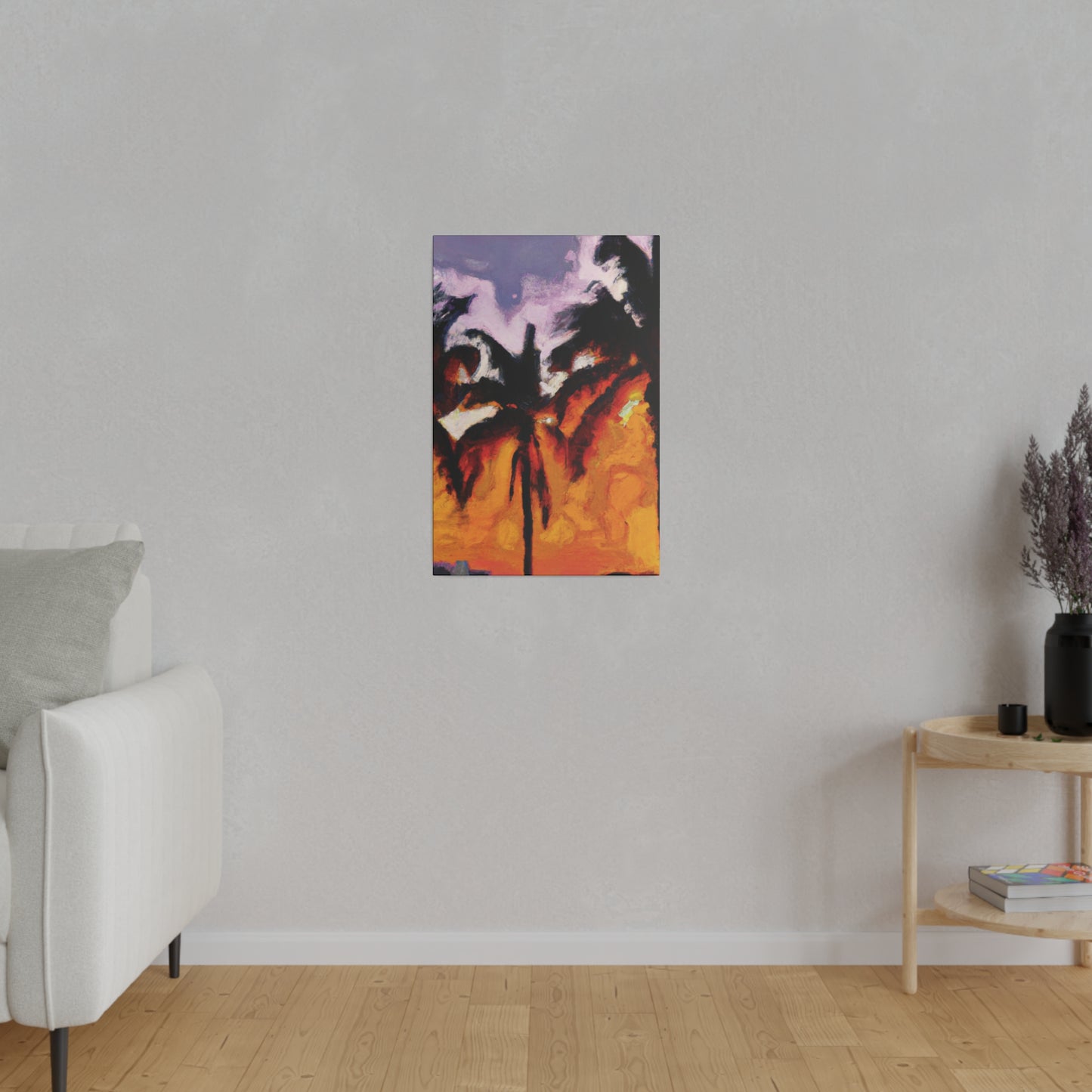 2537V - Miami Beach Sunset Painting Print | Miami | Beach | Sunset | Poster | Home Decor | Wall Art | Canvas