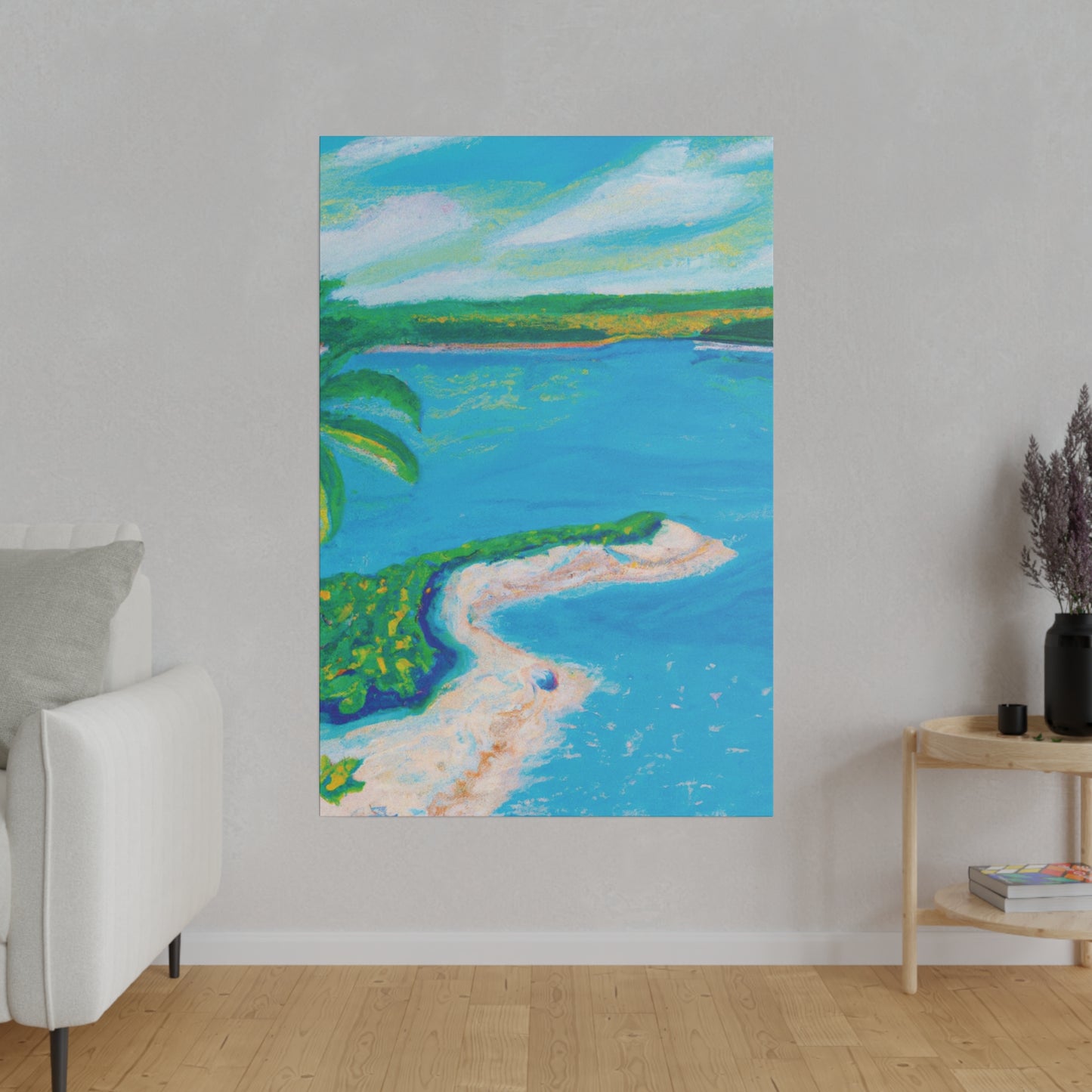 4895I - Bahamas Ocean Painting Print | Bahamas | Ocean | Beach | Poster | Home Decor | Wall Art | Canvas