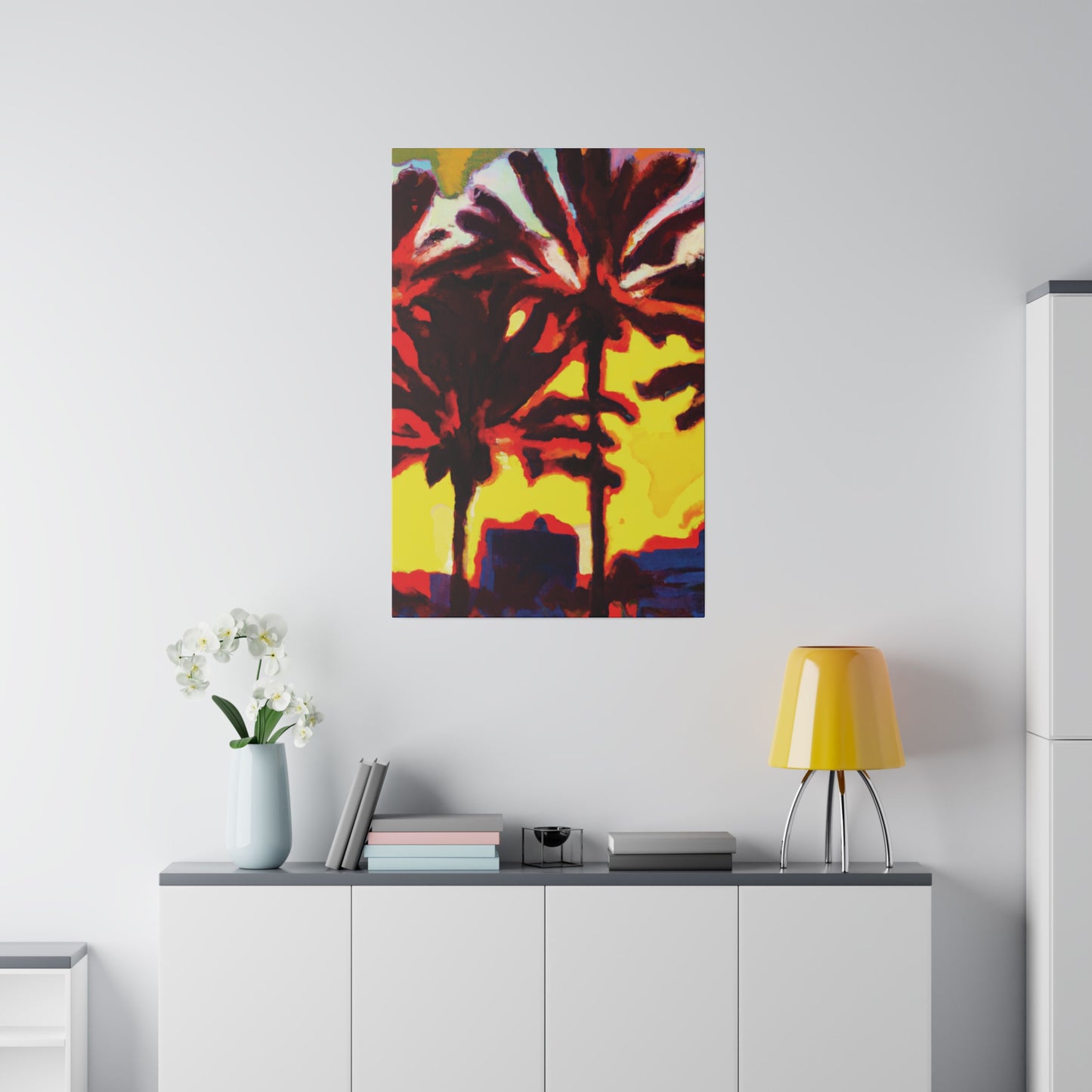 3133X - Miami Beach Sunset Painting Print | Miami | Beach | Sunset | Poster | Home Decor | Wall Art | Canvas