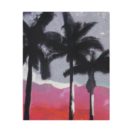 4367X - Miami Beach Sunset Painting Print | Miami | Beach | Sunset | Poster | Home Decor | Wall Art | Canvas