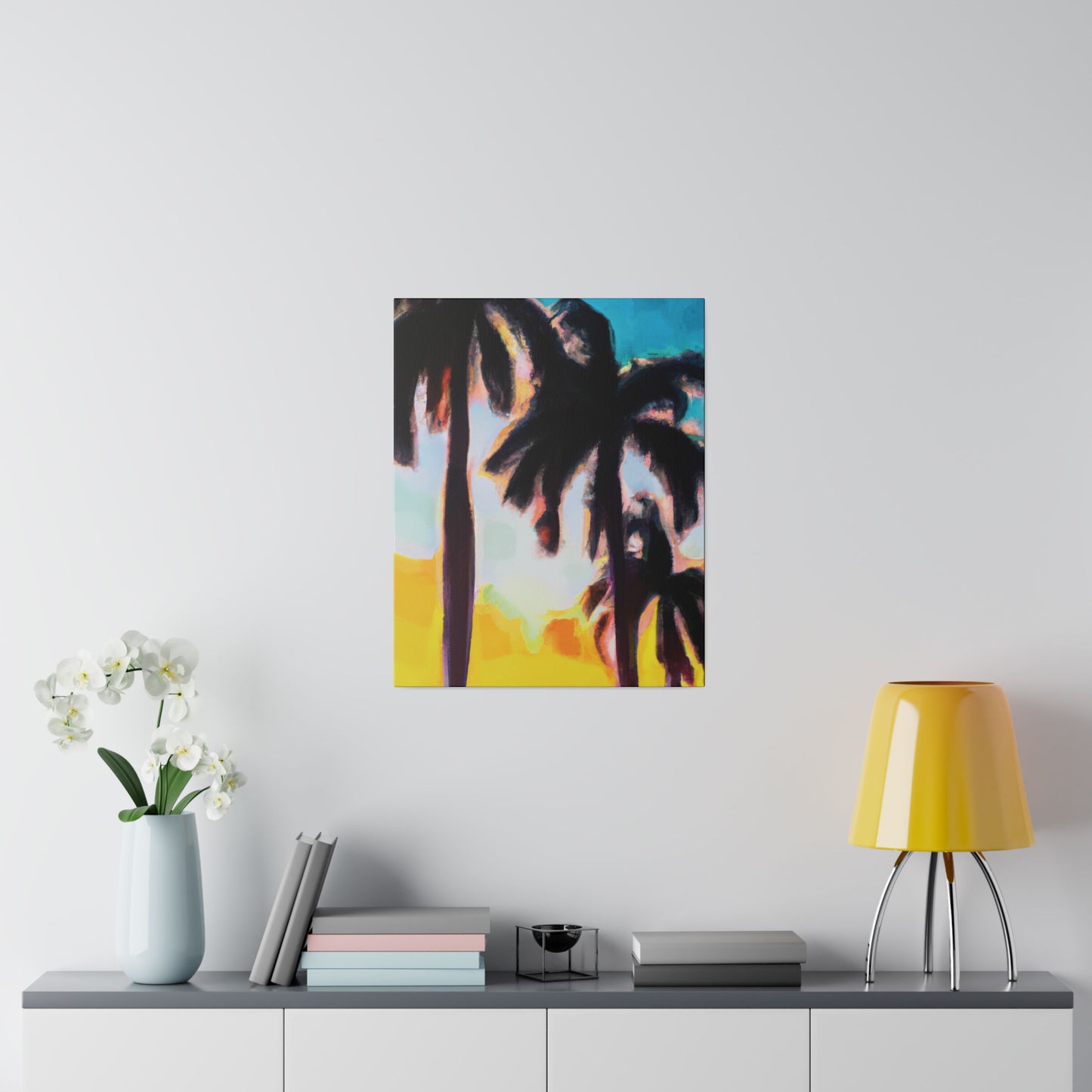 5485W - Miami Beach Sunset Painting Print | Miami | Beach | Sunset | Poster | Home Decor | Wall Art | Canvas