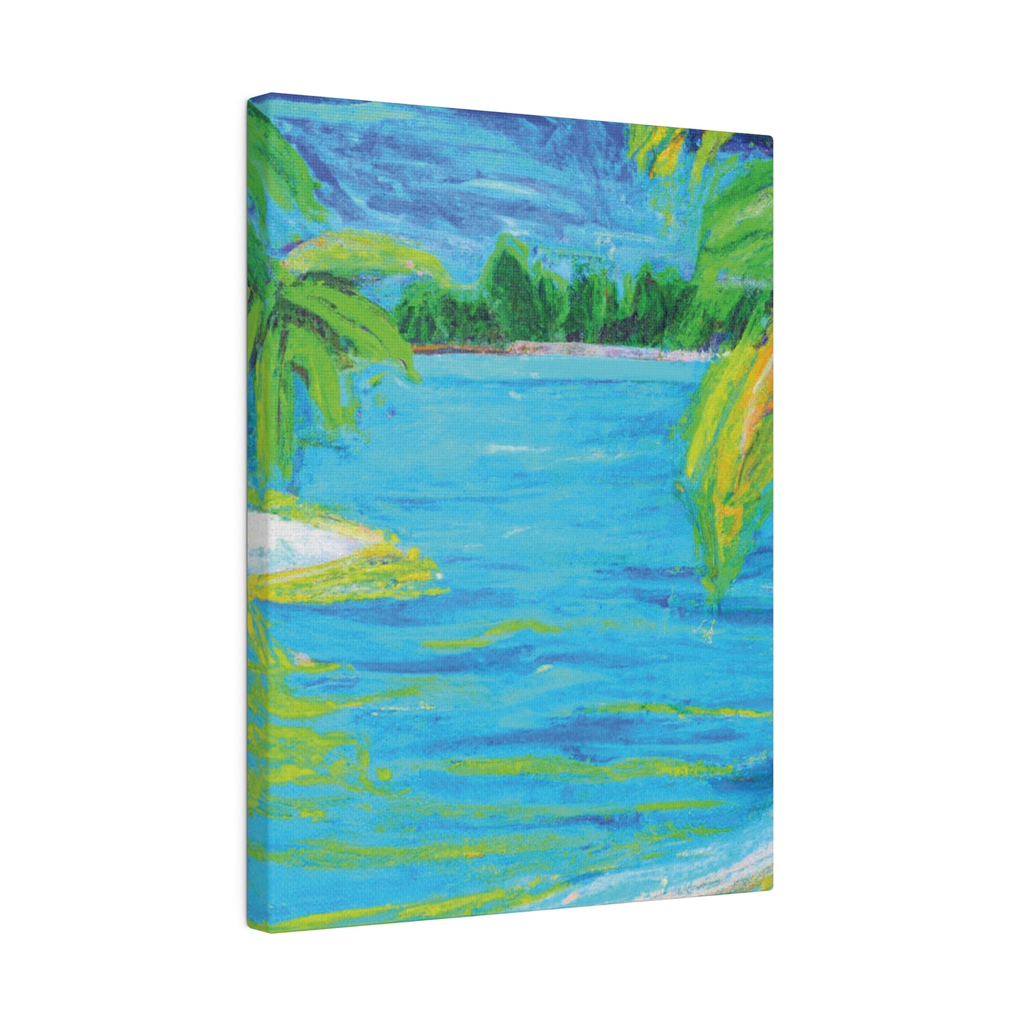 9709k - Bahamas Ocean Painting Print | Bahamas | Ocean | Beach | Poster | Home Decor | Wall Art | Canvas