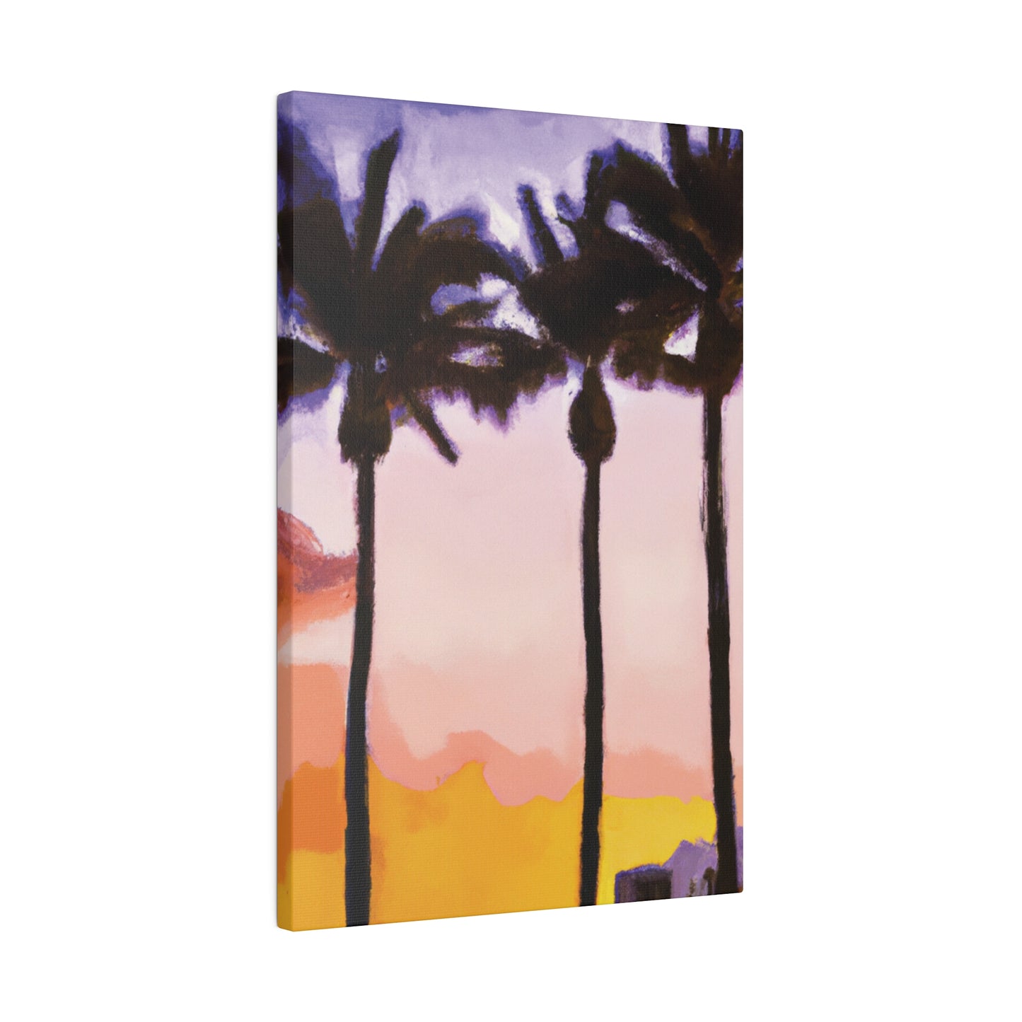 9366G - Miami Beach Sunset Painting Print | Miami | Beach | Sunset | Poster | Home Decor | Wall Art | Canvas