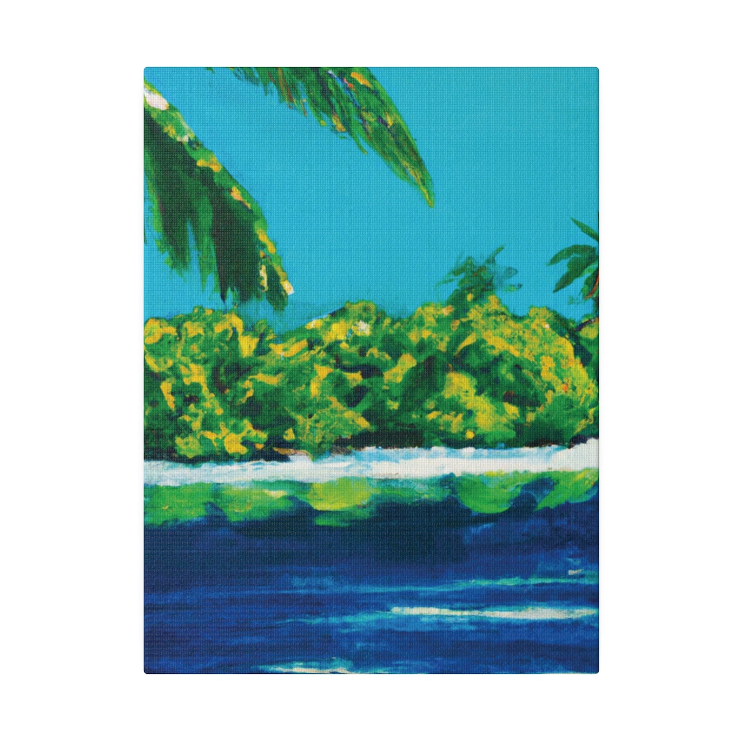 2473X - Bahamas Ocean Painting Print | Bahamas | Ocean | Beach | Poster | Home Decor | Wall Art | Canvas