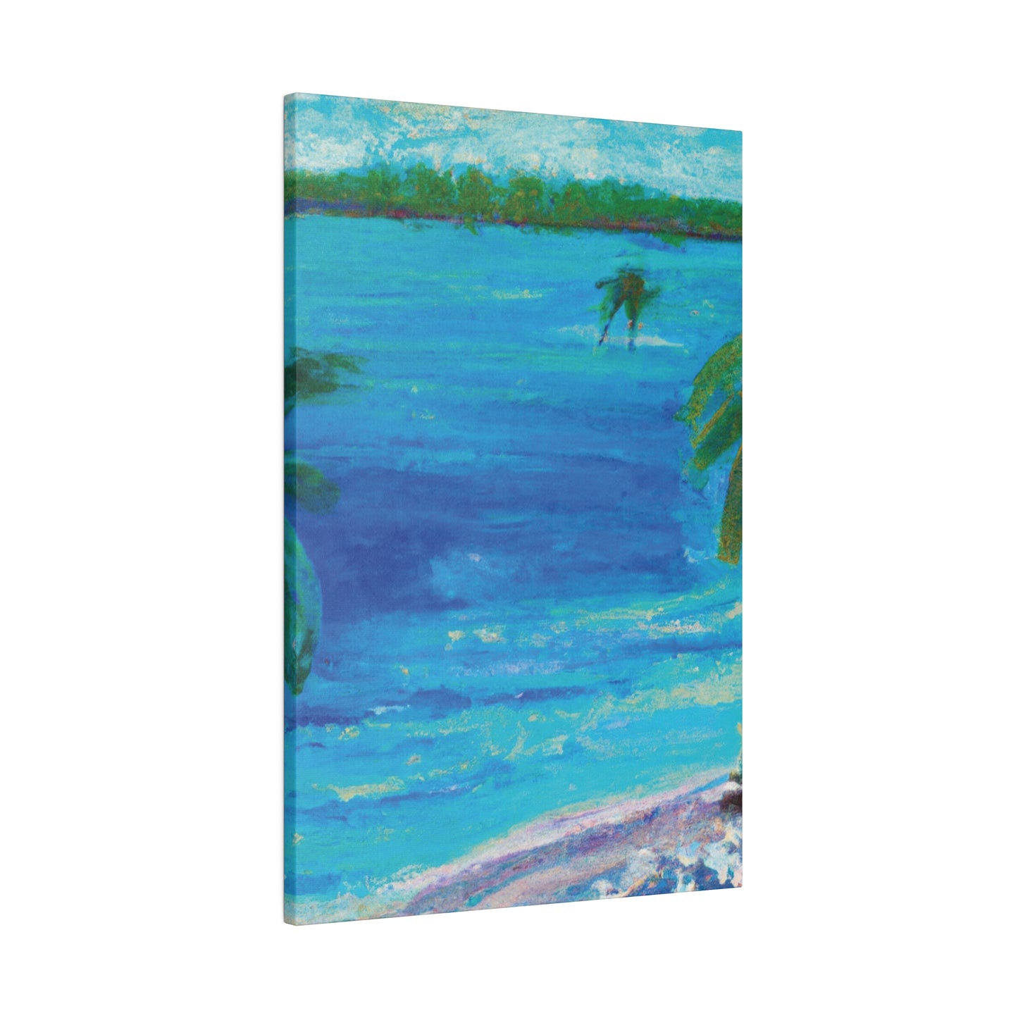 5105Q - Bahamas Ocean Painting Print | Bahamas | Ocean | Beach | Poster | Home Decor | Wall Art | Canvas