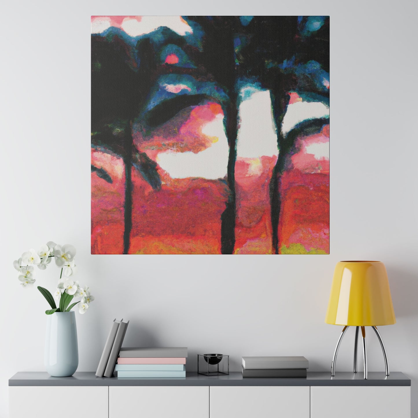 9677K - Miami Beach Sunset Painting Print | Miami | Beach | Sunset | Poster | Home Decor | Wall Art | Canvas