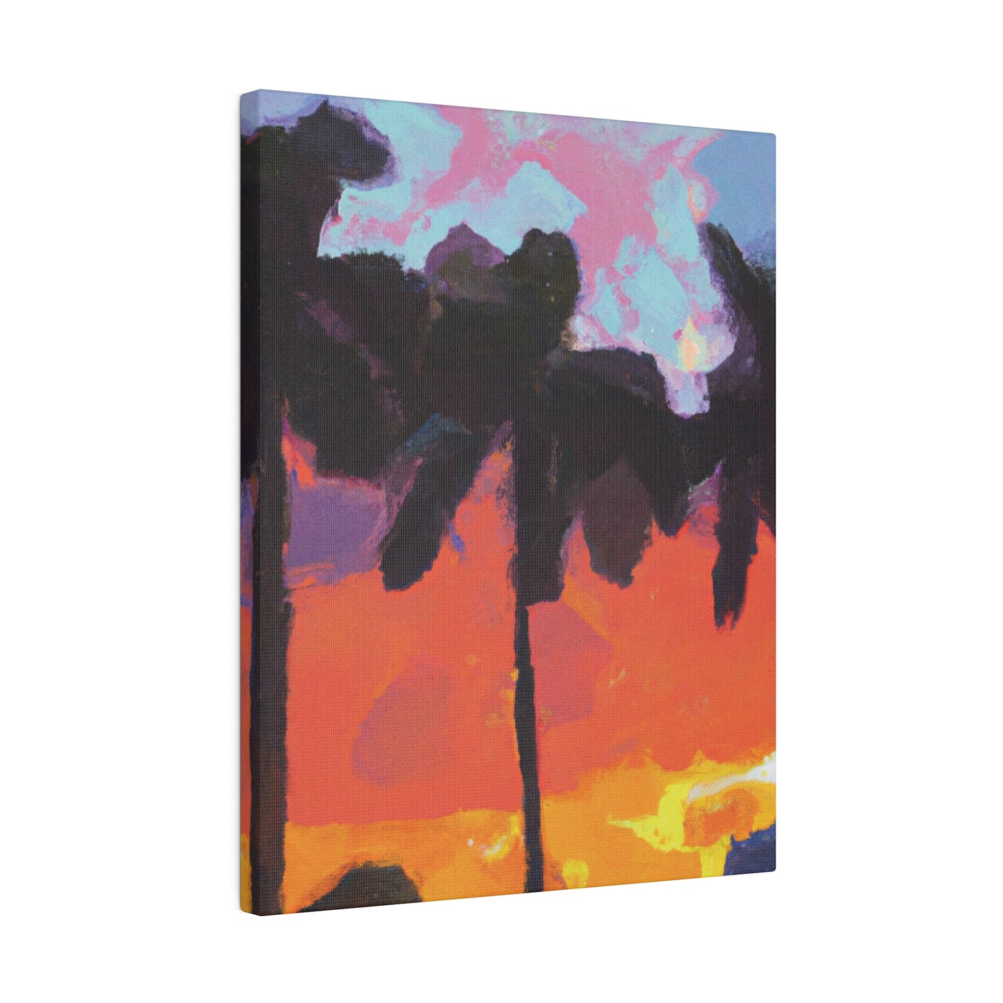 9276D - Miami Beach Sunset Painting Print | Miami | Beach | Sunset | Poster | Home Decor | Wall Art | Canvas