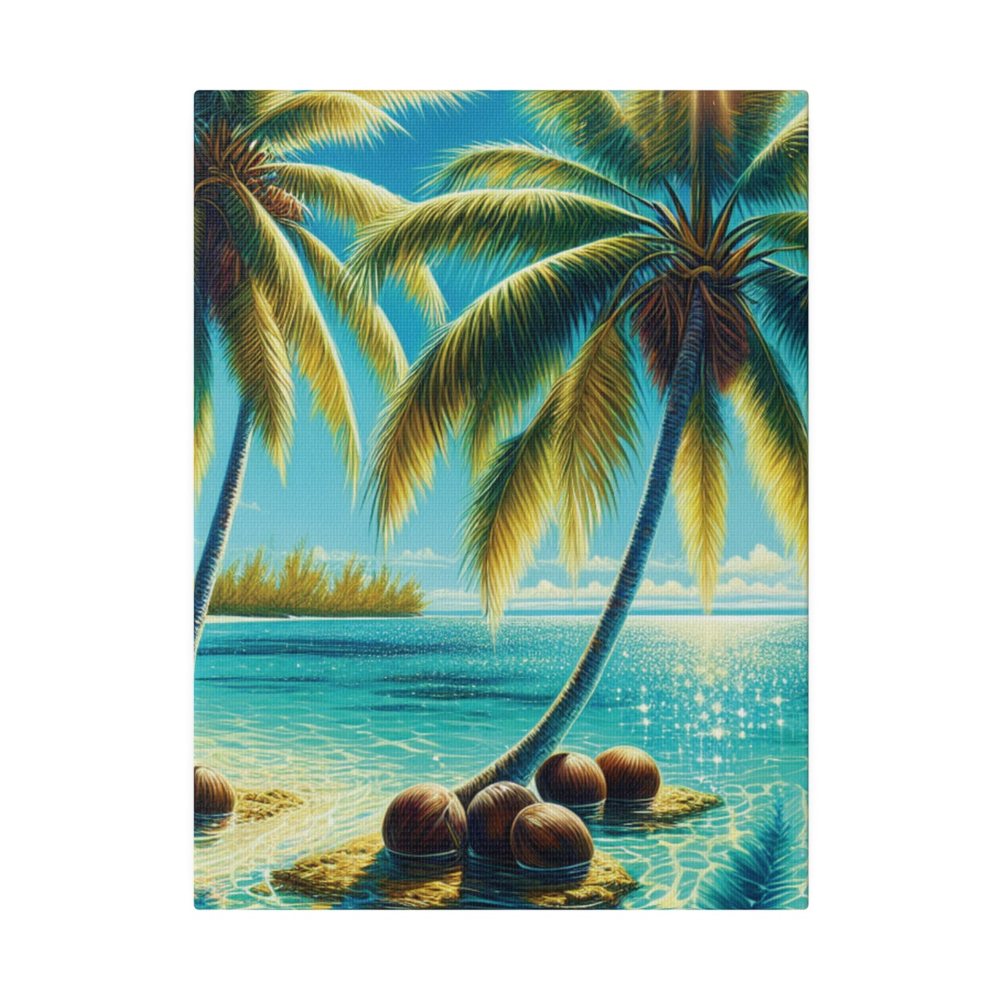 8231M - Bahamas Ocean Painting Print | Bahamas | Ocean | Beach | Poster | Home Decor | Wall Art | Canvas