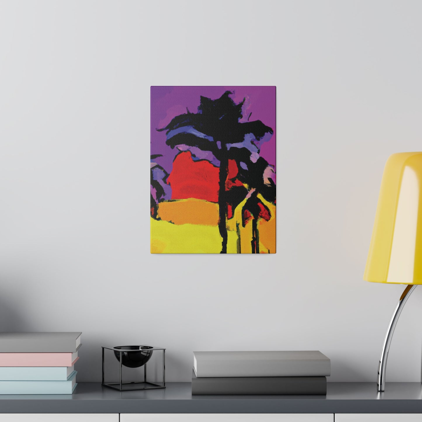 4854H - Miami Beach Sunset Painting Print | Miami | Beach | Sunset | Poster | Home Decor | Wall Art | Canvas