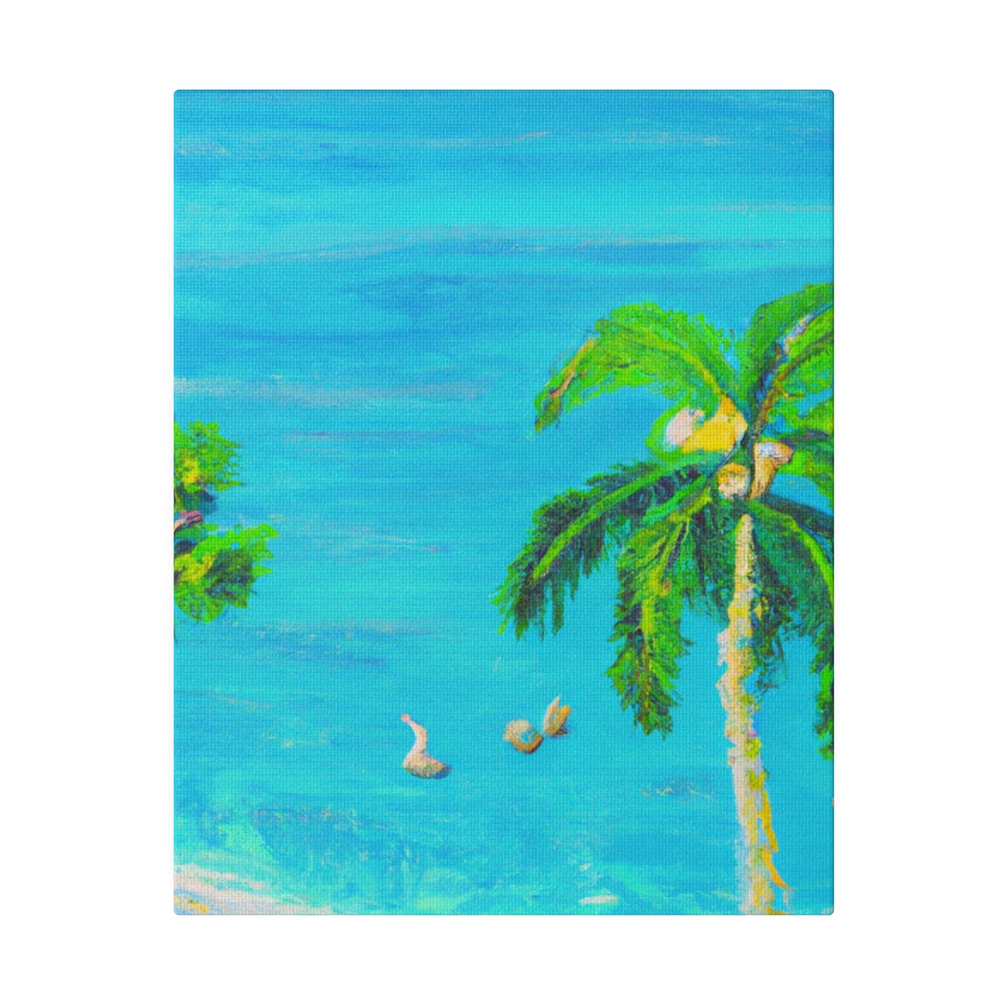 3749J - Bahamas Ocean Painting Print | Bahamas | Ocean | Beach | Poster | Home Decor | Wall Art | Canvas