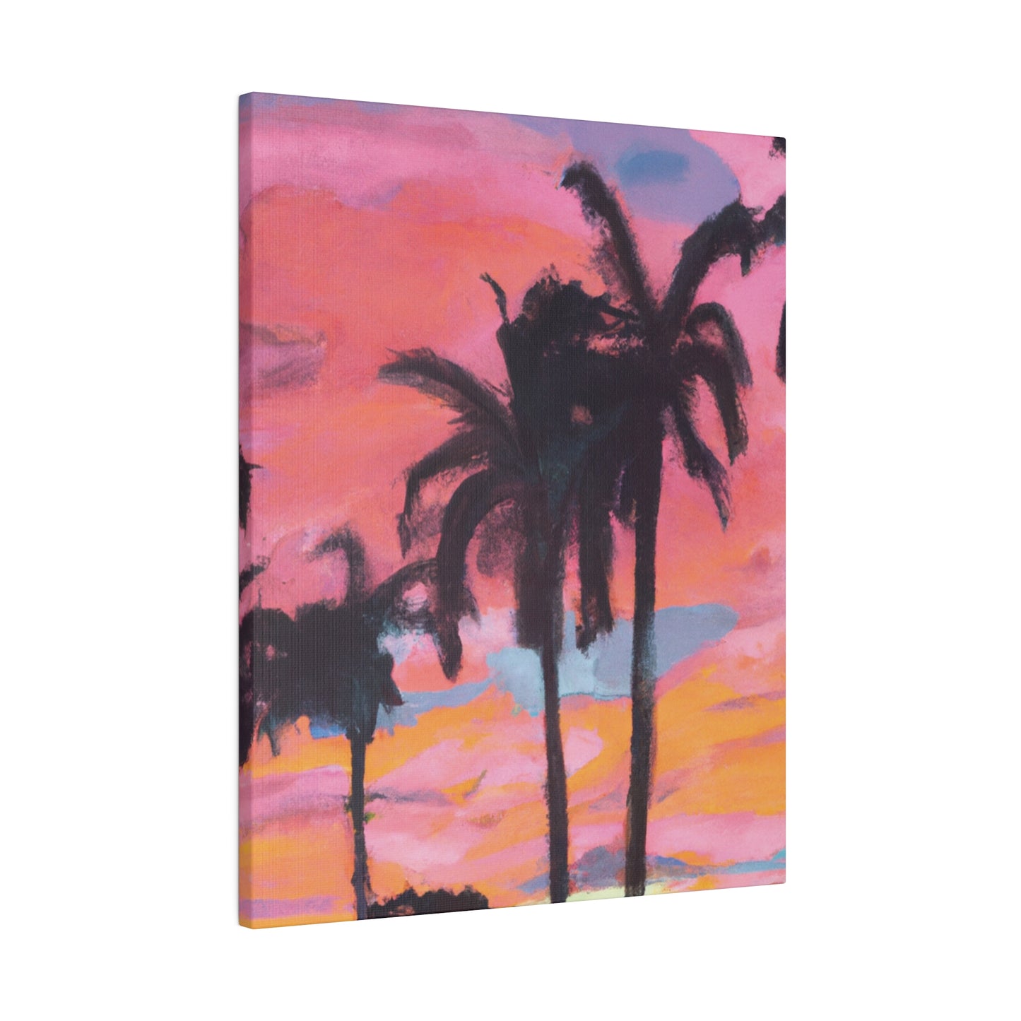 6349G - Miami Beach Sunset Painting Print | Miami | Beach | Sunset | Poster | Home Decor | Wall Art | Canvas