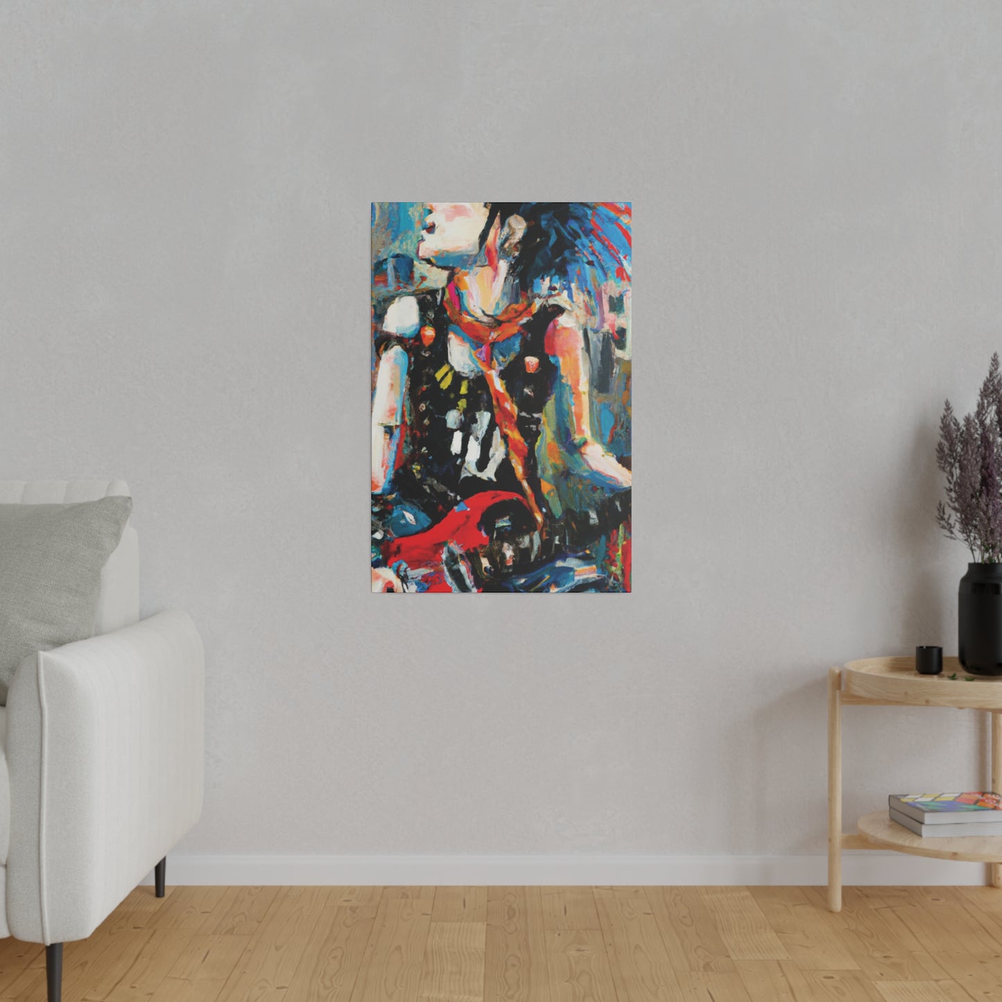 7179U - Rockstar Oil Painting Style Print | Poster | Home Decor | Wall Art | Music Art | Canvas