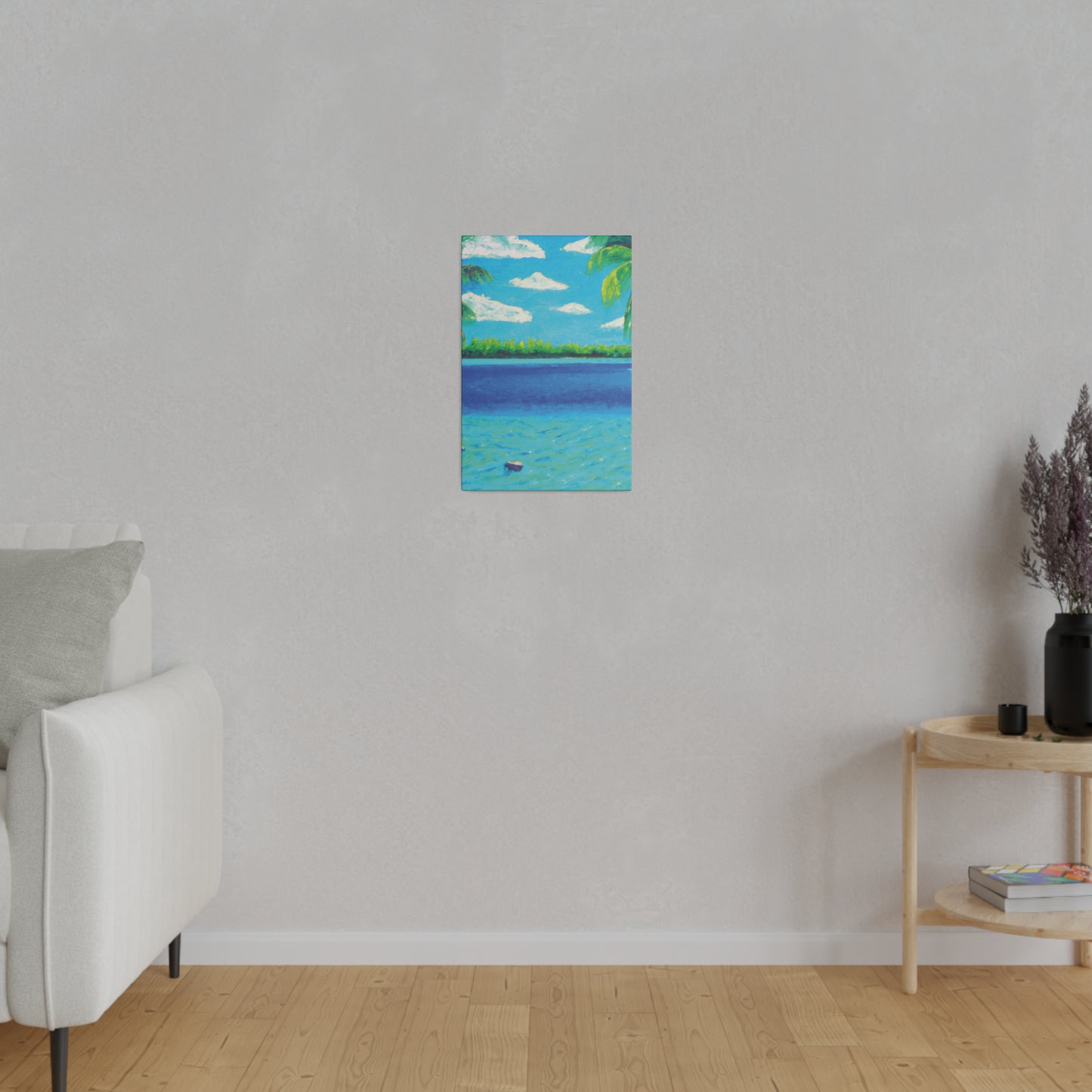 4513K - Bahamas Ocean Painting Print | Bahamas | Ocean | Beach | Poster | Home Decor | Wall Art | Canvas