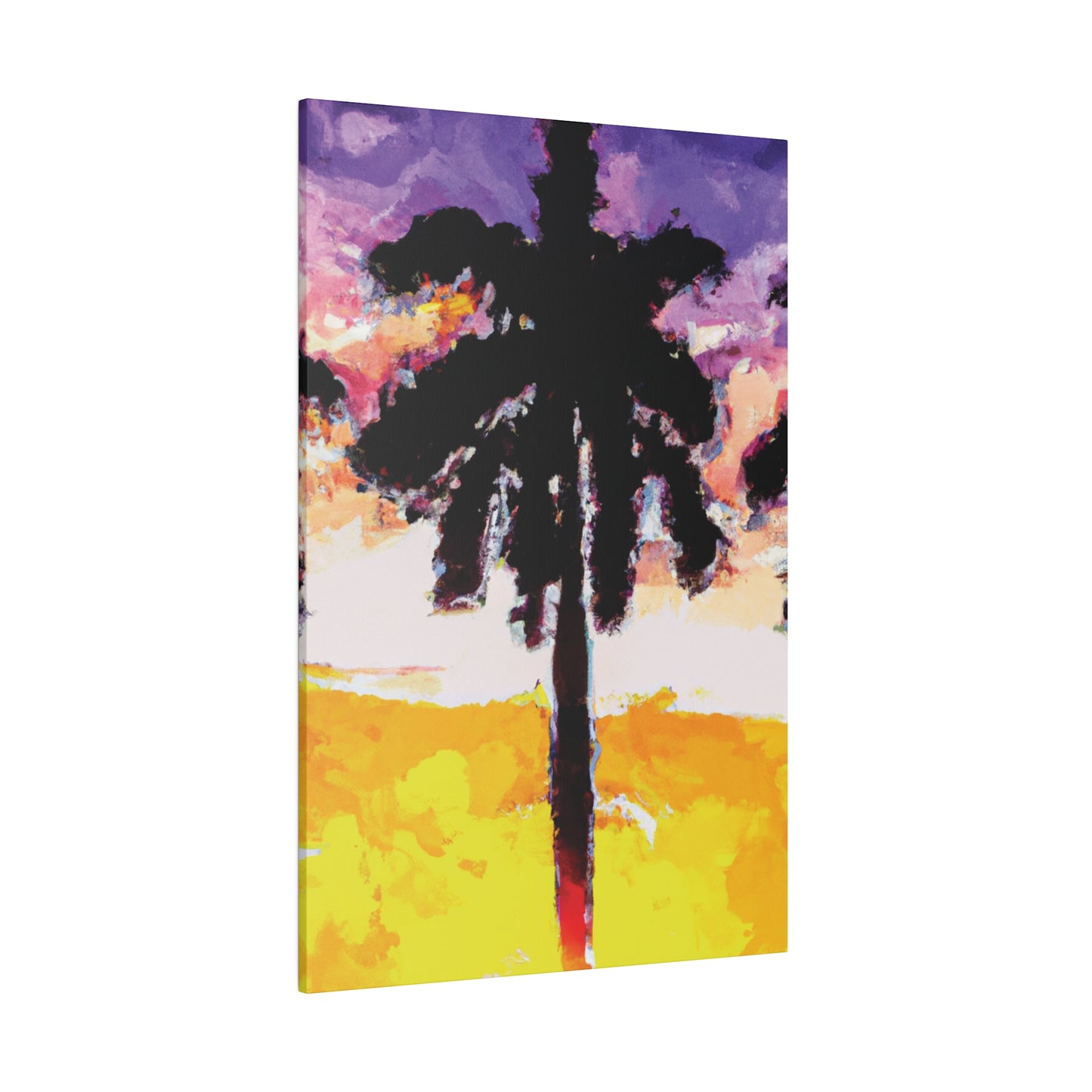 6392A - Miami Beach Sunset Painting Print | Miami | Beach | Sunset | Poster | Home Decor | Wall Art | Canvas