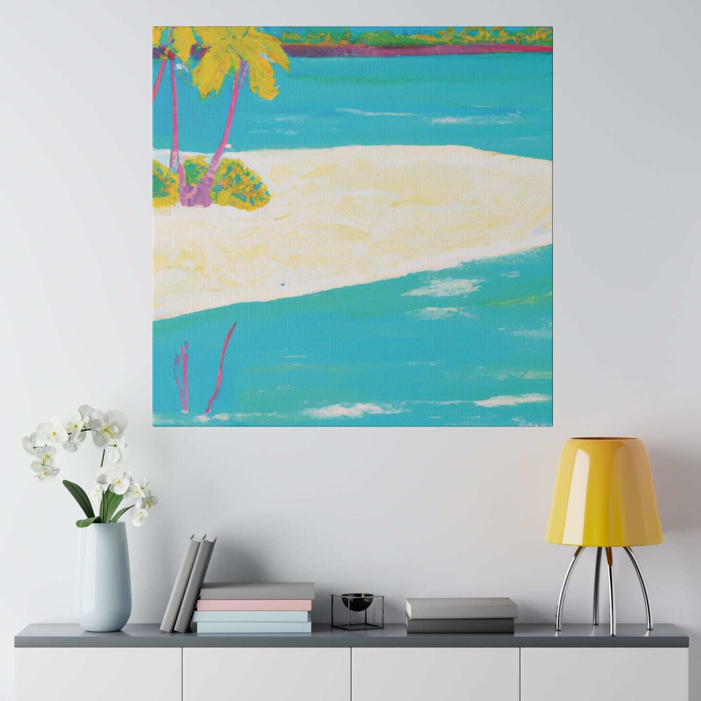 6308B - Bahamas Ocean Painting Print | Bahamas | Ocean | Beach | Poster | Home Decor | Wall Art | Canvas