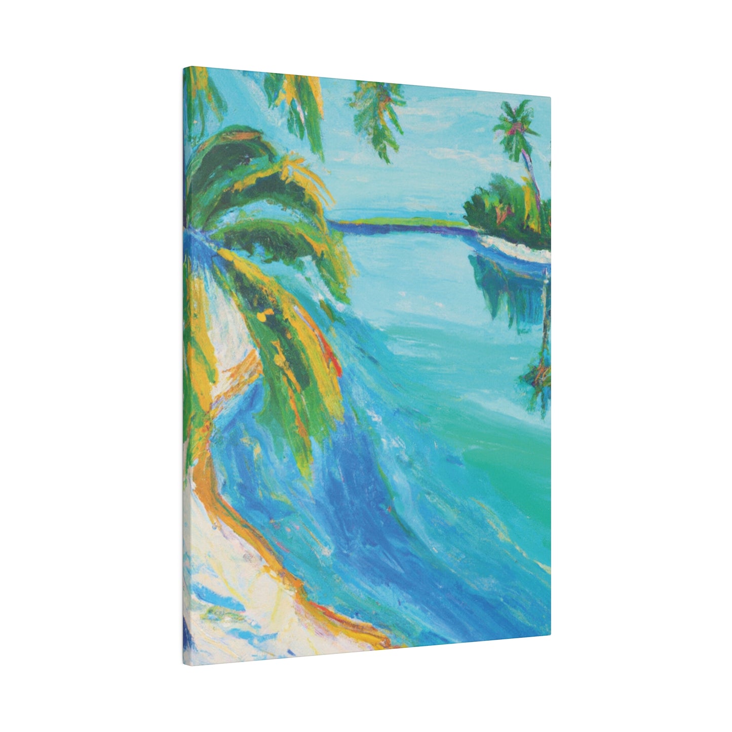 5339K - Bahamas Ocean Painting Print | Bahamas | Ocean | Beach | Poster | Home Decor | Wall Art | Canvas