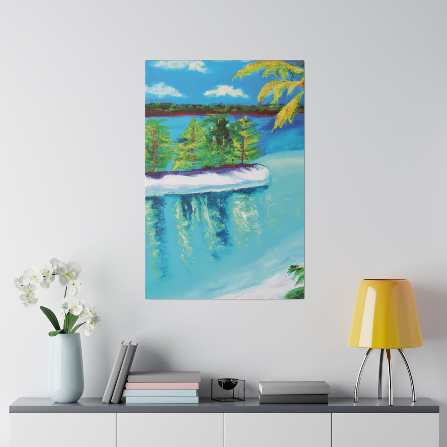 7186C - Bahamas Ocean Painting Print | Bahamas | Ocean | Beach | Poster | Home Decor | Wall Art | Canvas