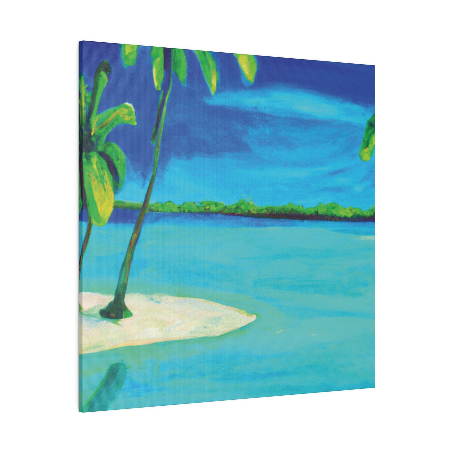 7352P - Bahamas Ocean Painting Print | Bahamas | Ocean | Beach | Poster | Home Decor | Wall Art | Canvas