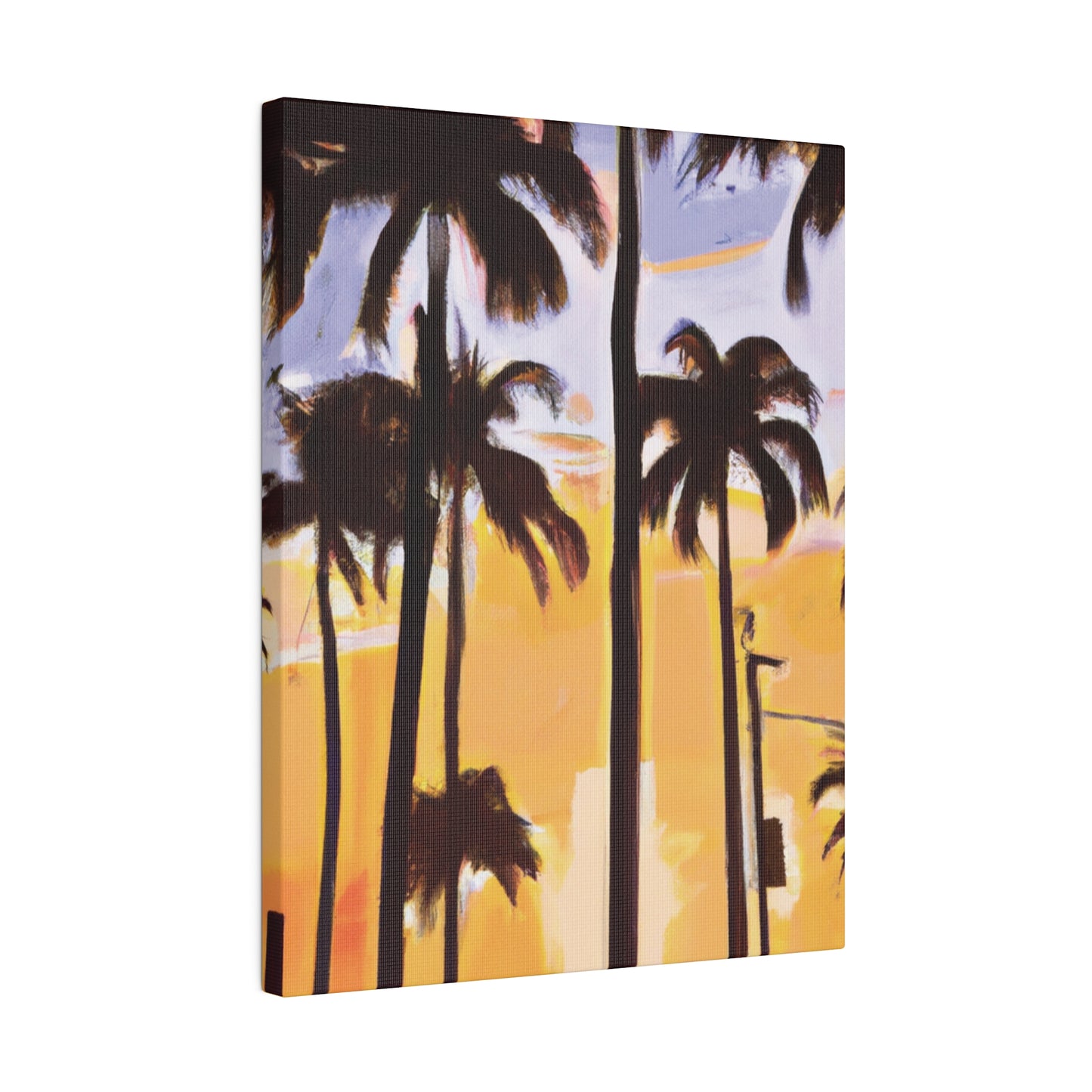 8392O - Miami Beach Sunset Painting Print | Miami | Beach | Sunset | Poster | Home Decor | Wall Art | Canvas