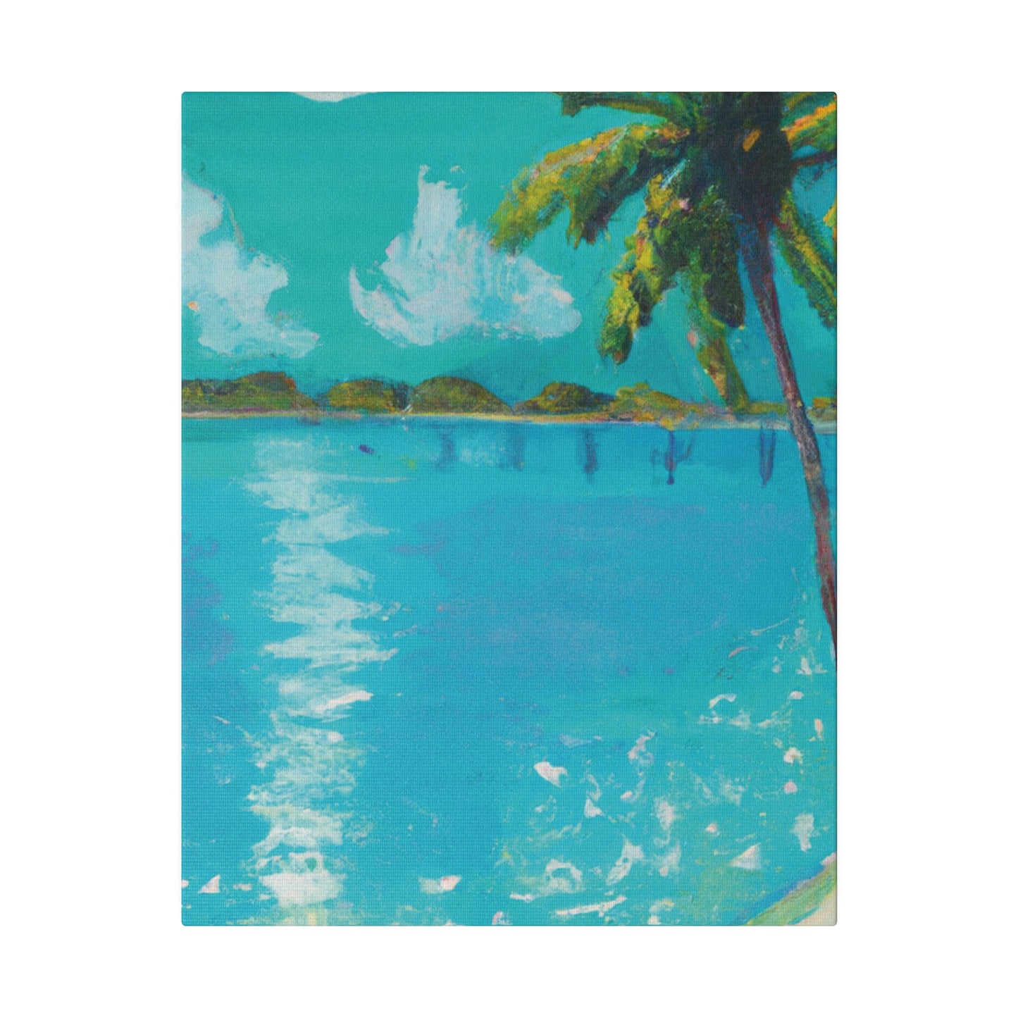 2483G - Bahamas Ocean Painting Print | Bahamas | Ocean | Beach | Poster | Home Decor | Wall Art | Canvas