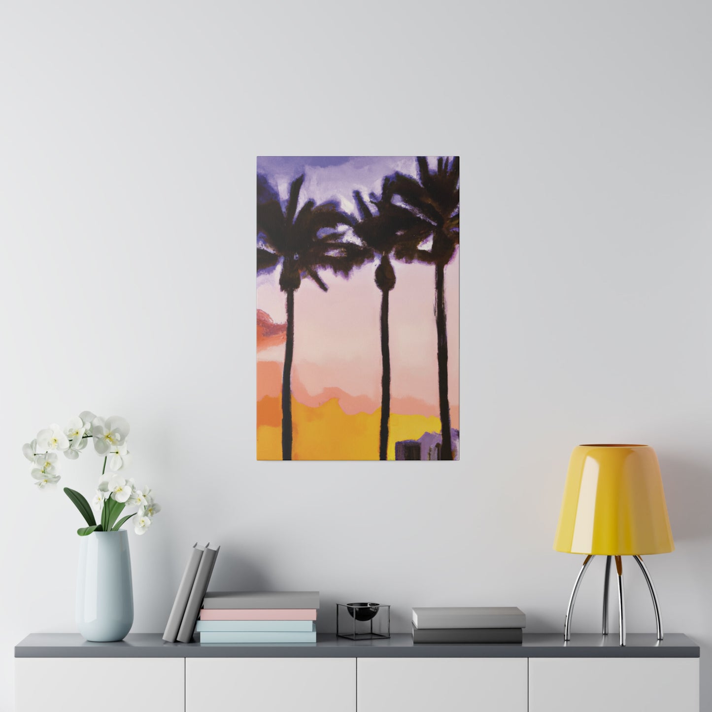 9366G - Miami Beach Sunset Painting Print | Miami | Beach | Sunset | Poster | Home Decor | Wall Art | Canvas