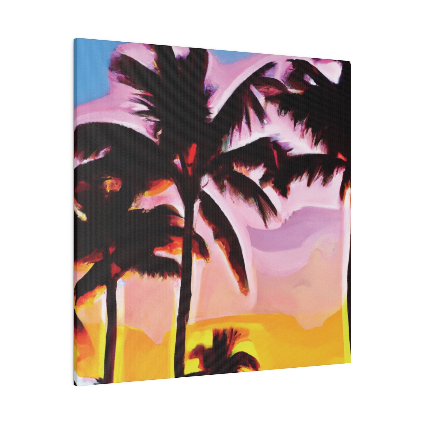 742X - Miami Beach Sunset Painting Print | Miami | Beach | Sunset | Poster | Home Decor | Wall Art | Canvas