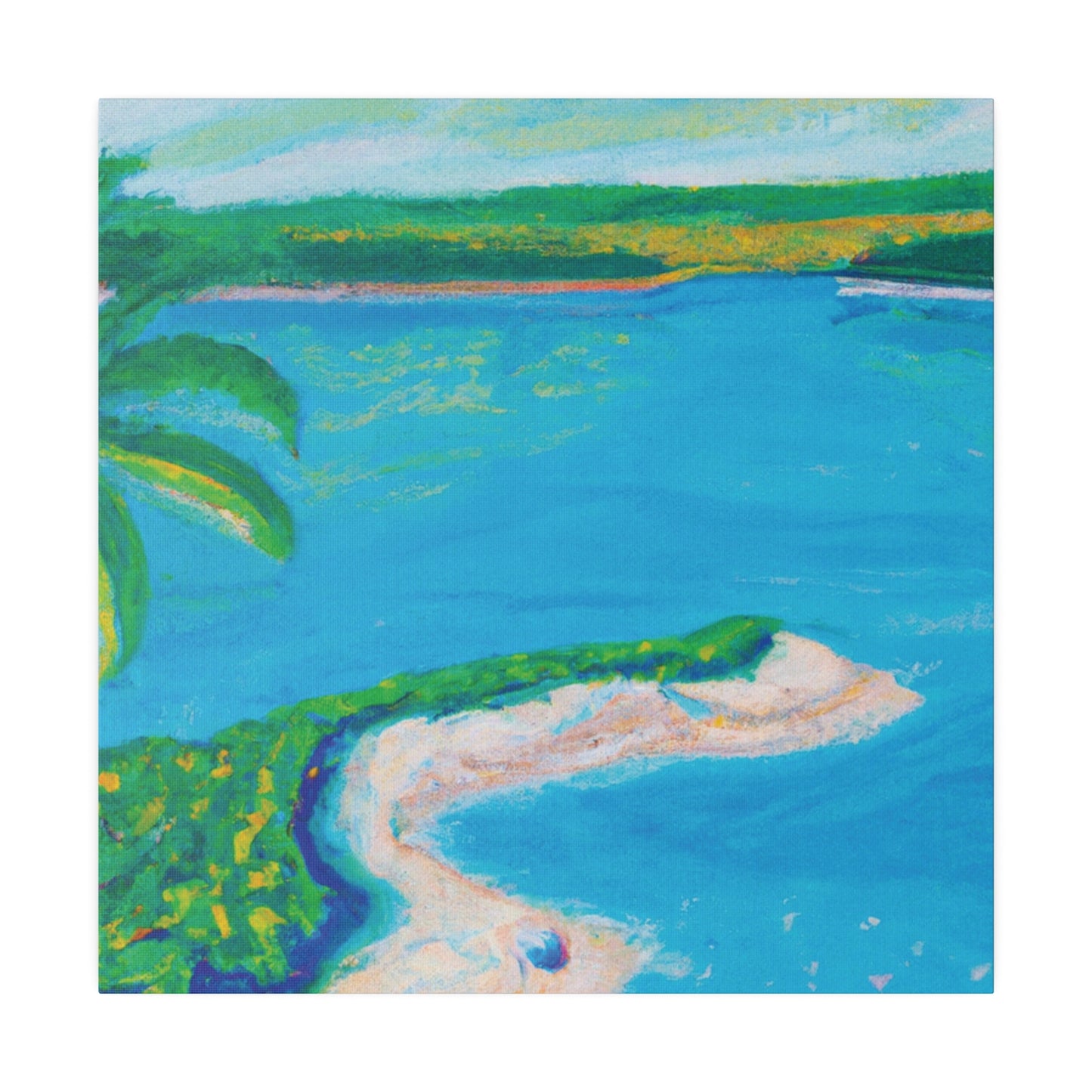 4895I - Bahamas Ocean Painting Print | Bahamas | Ocean | Beach | Poster | Home Decor | Wall Art | Canvas