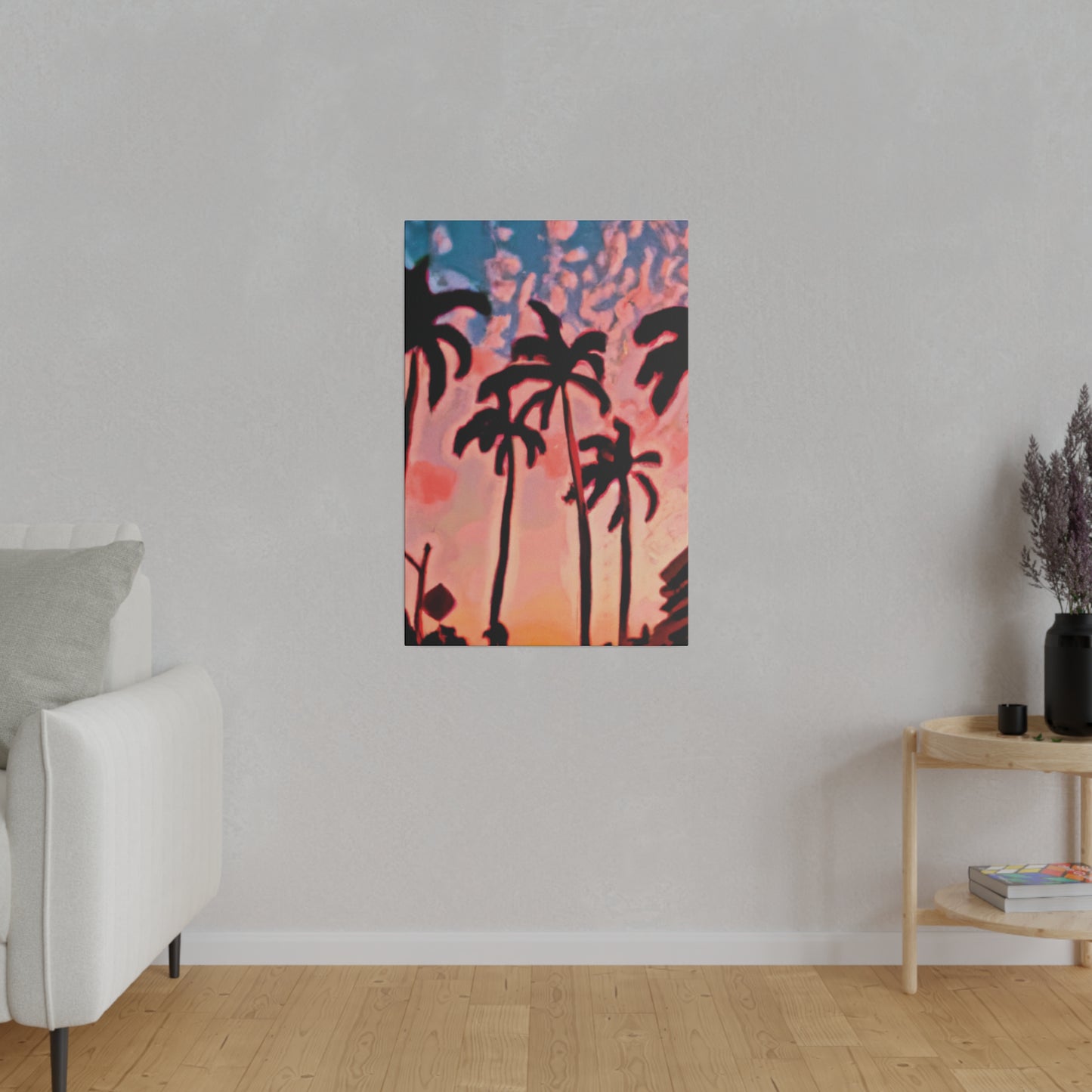 3784J - Miami Beach Sunset Painting Print | Miami | Beach | Sunset | Poster | Home Decor | Wall Art | Canvas