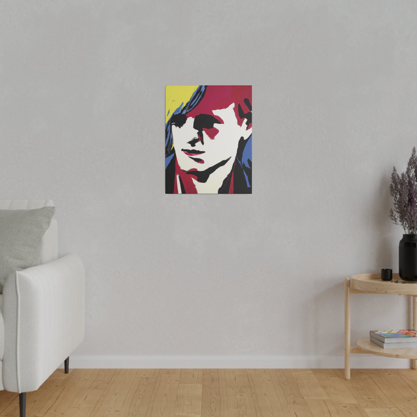 8246E - Rockstar Painting Print | Face | Abstract | Poster | Home Decor | Wall Art | Music Art | Canvas