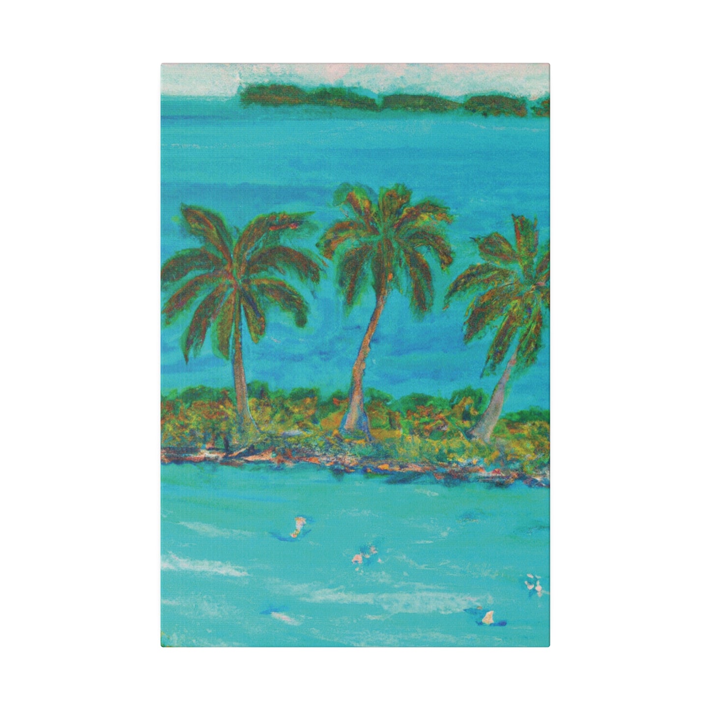 4205N - Bahamas Ocean Painting Print | Bahamas | Ocean | Beach | Poster | Home Decor | Wall Art | Canvas