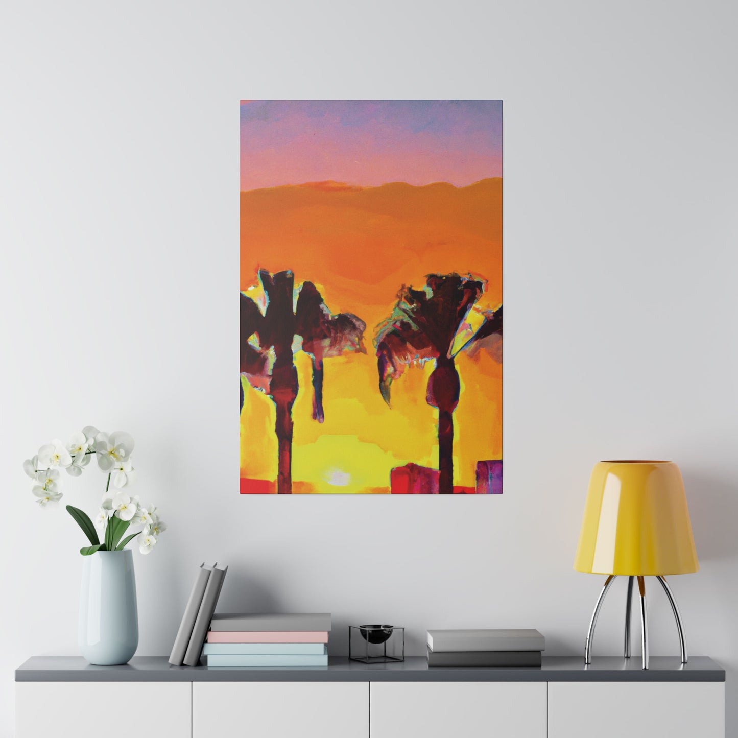 9347V - Miami Beach Sunset Painting Print | Miami | Beach | Sunset | Poster | Home Decor | Wall Art | Canvas