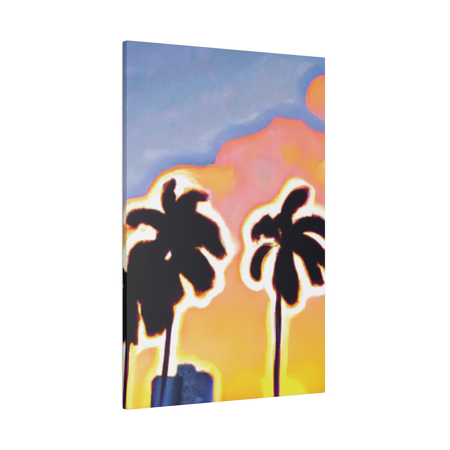 2766U - Miami Beach Sunset Painting Print | Miami | Beach | Sunset | Poster | Home Decor | Wall Art | Canvas