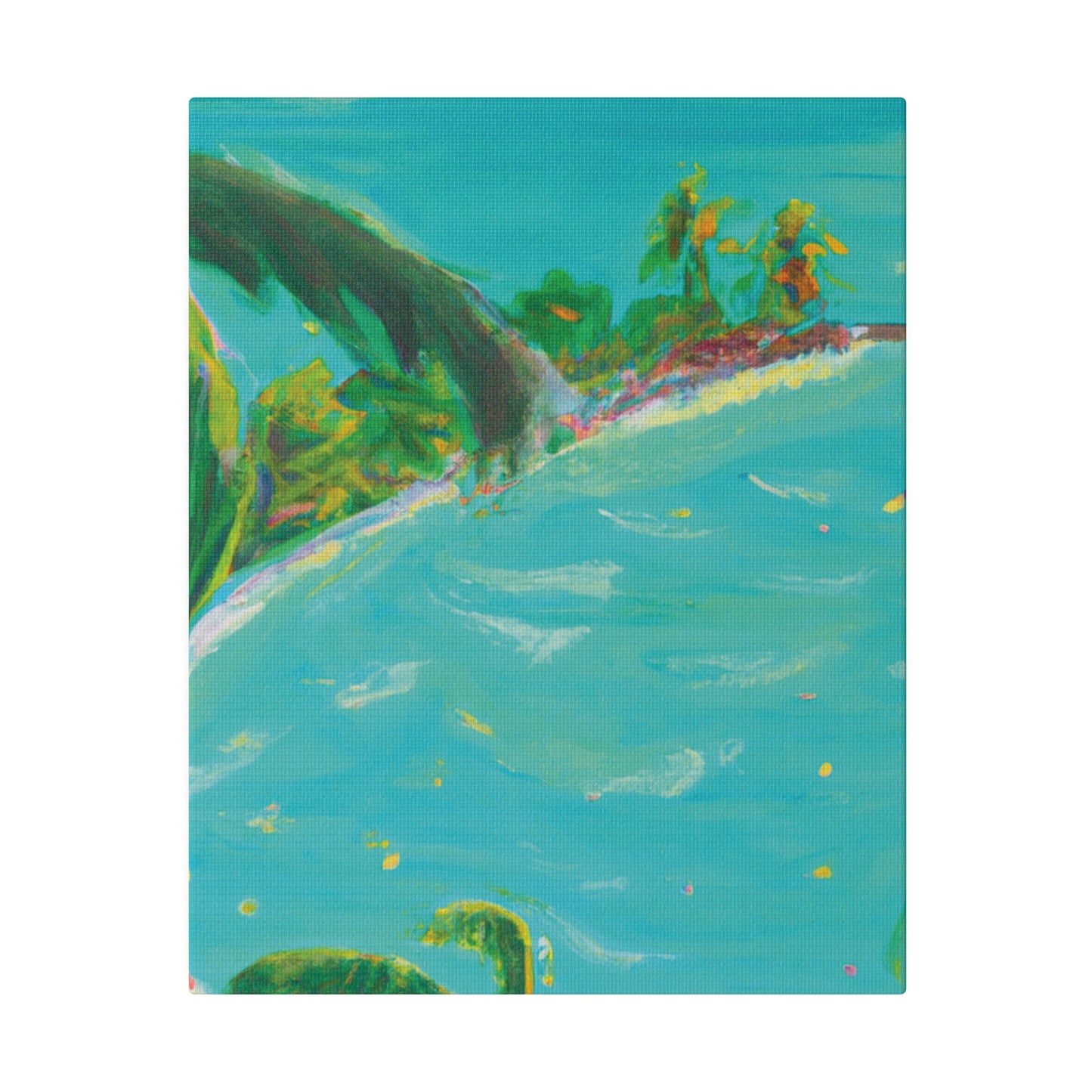 1935K - Bahamas Ocean Painting Print | Bahamas | Ocean | Beach | Poster | Home Decor | Wall Art | Canvas