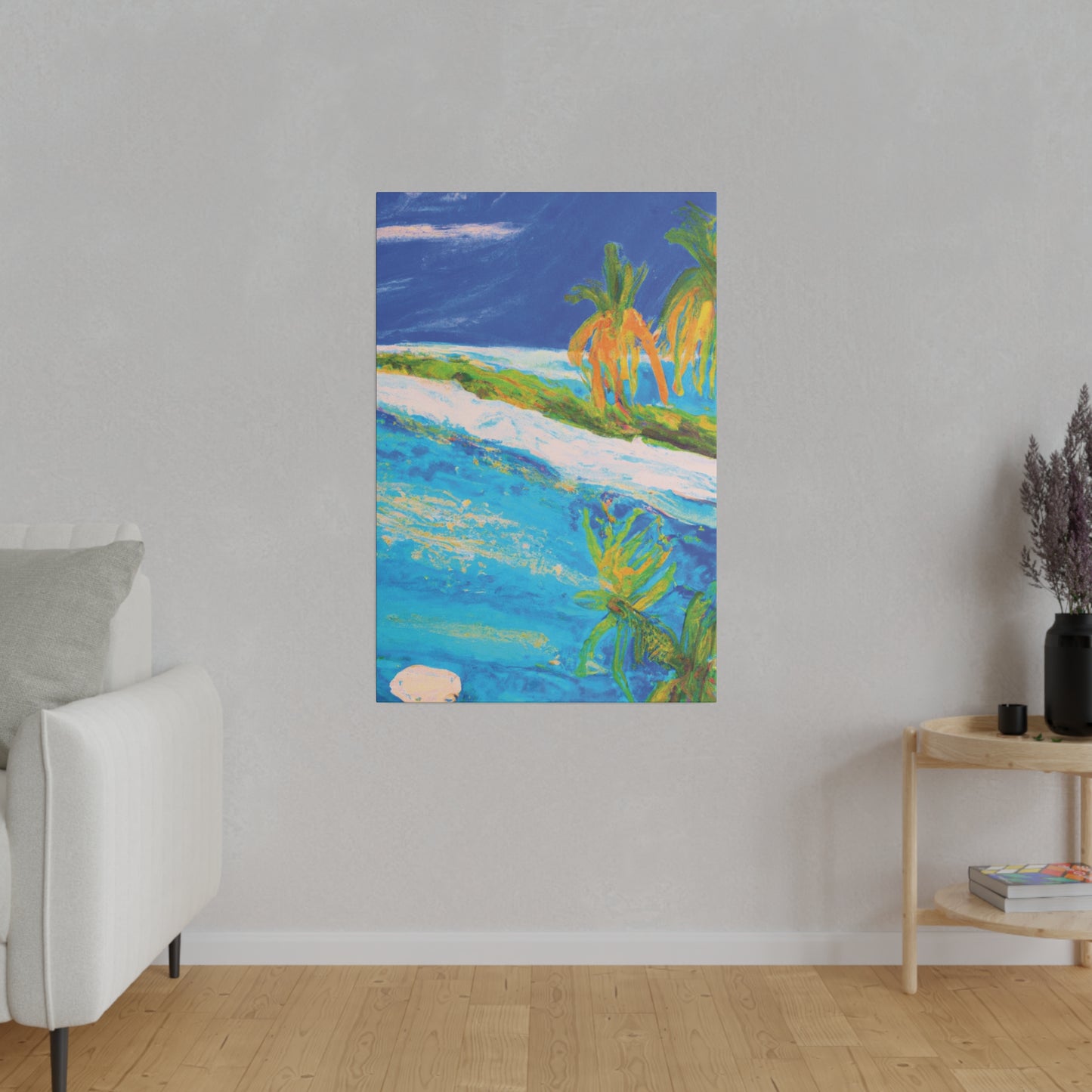 7697G - Bahamas Ocean Painting Print | Bahamas | Ocean | Beach | Poster | Home Decor | Wall Art | Canvas