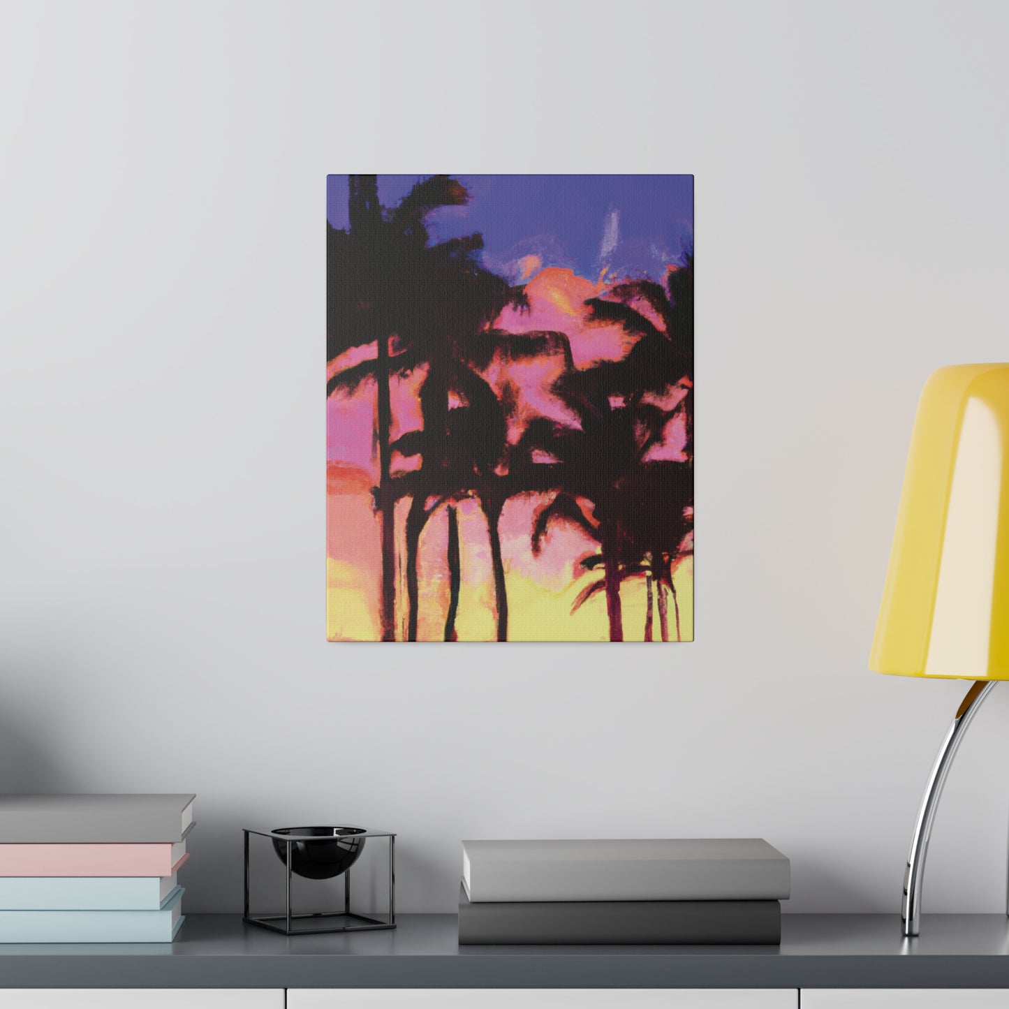 9365H - Miami Beach Sunset Painting Print | Miami | Beach | Sunset | Poster | Home Decor | Wall Art | Canvas