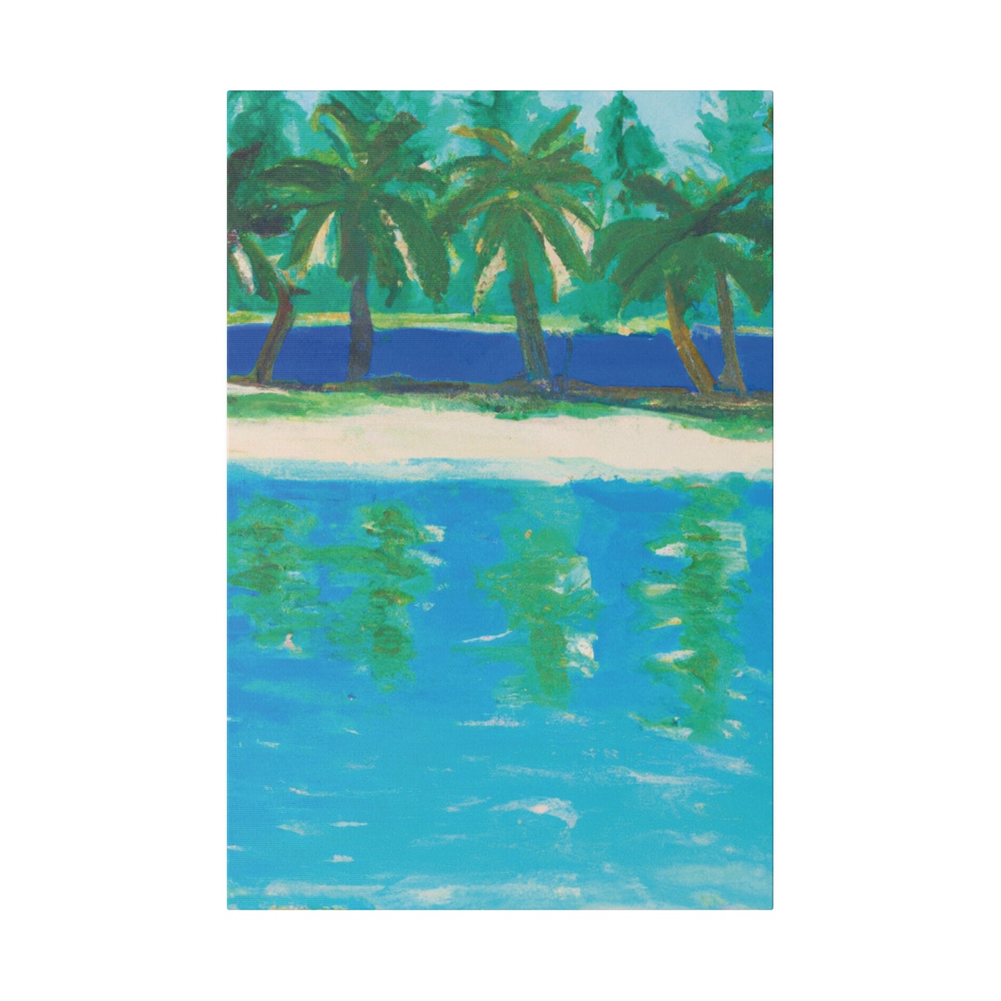 4129L - Bahamas Ocean Painting Print | Bahamas | Ocean | Beach | Poster | Home Decor | Wall Art | Canvas