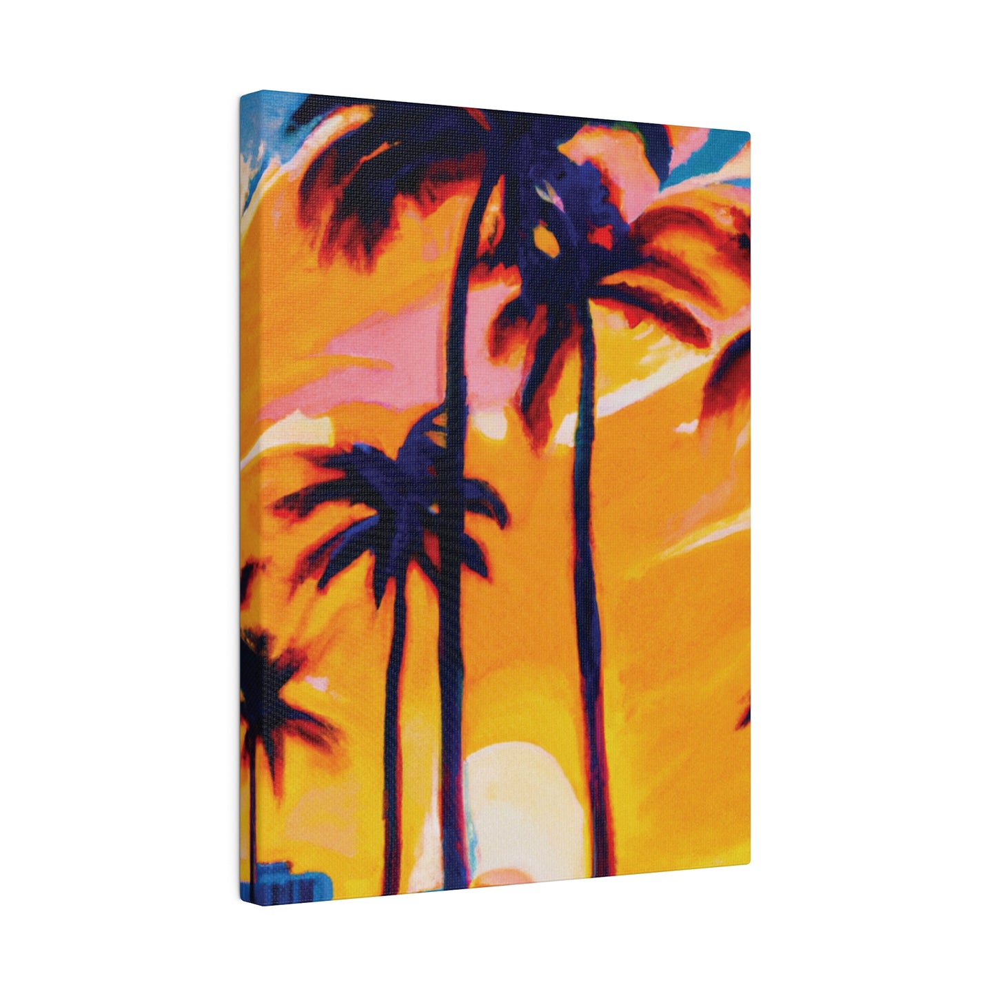 2067G - Miami Beach Sunset Painting Print | Miami | Beach | Sunset | Poster | Home Decor | Wall Art | Canvas