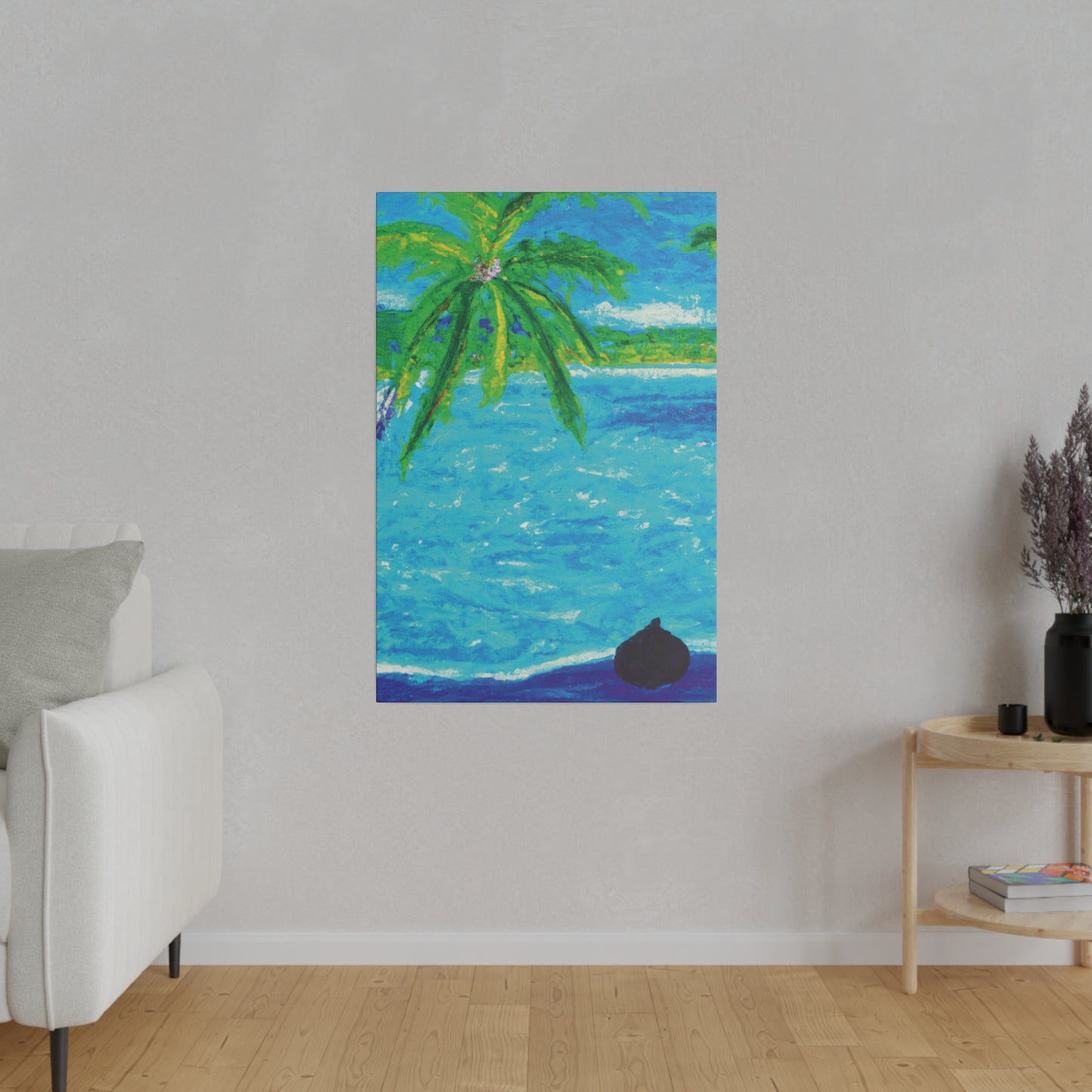 7355H - Bahamas Ocean Painting Print | Bahamas | Ocean | Beach | Poster | Home Decor | Wall Art | Canvas