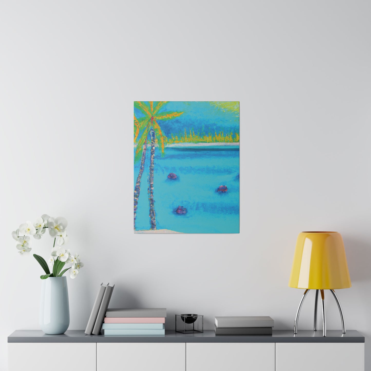 2937T - Bahamas Ocean Painting Print | Bahamas | Ocean | Beach | Poster | Home Decor | Wall Art | Canvas