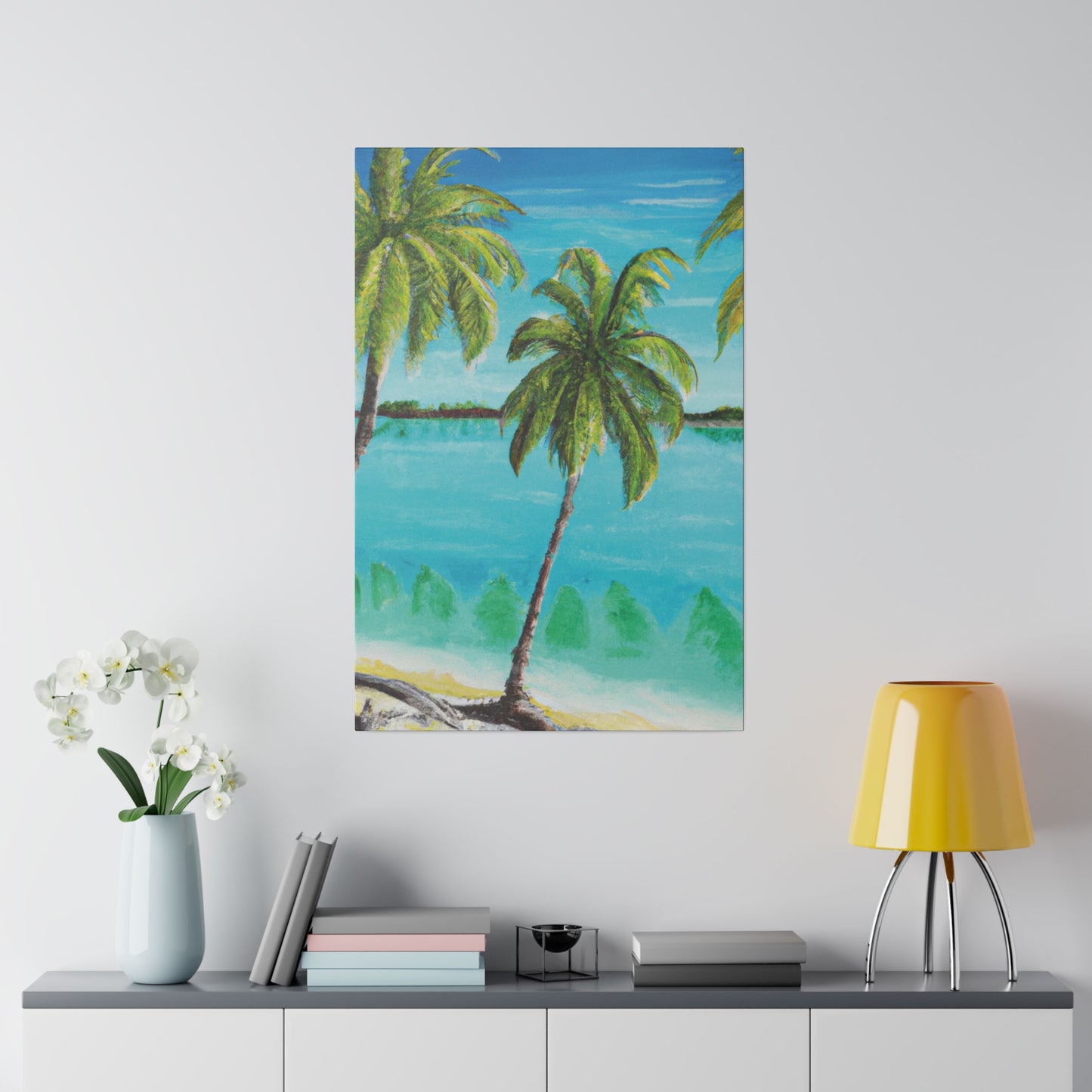 6598N - Bahamas Ocean Painting Print | Bahamas | Ocean | Beach | Poster | Home Decor | Wall Art | Canvas