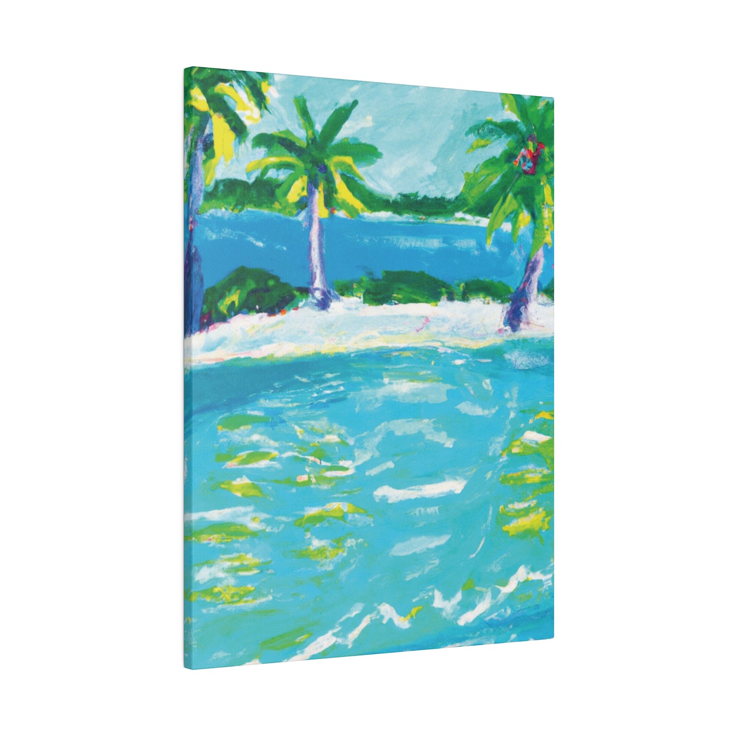 9256K - Bahamas Ocean Painting Print | Bahamas | Ocean | Beach | Poster | Home Decor | Wall Art | Canvas