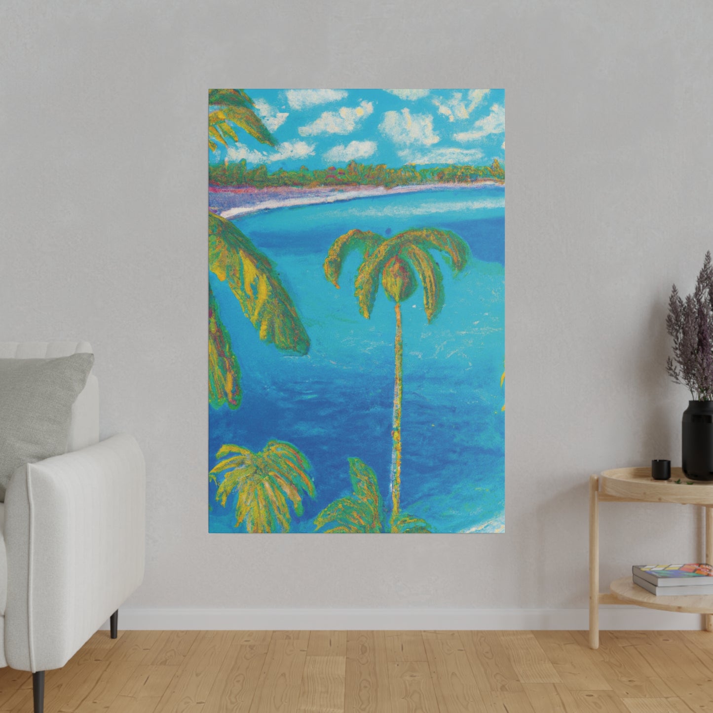 4651B - Bahamas Ocean Painting Print | Bahamas | Ocean | Beach | Poster | Home Decor | Wall Art | Canvas