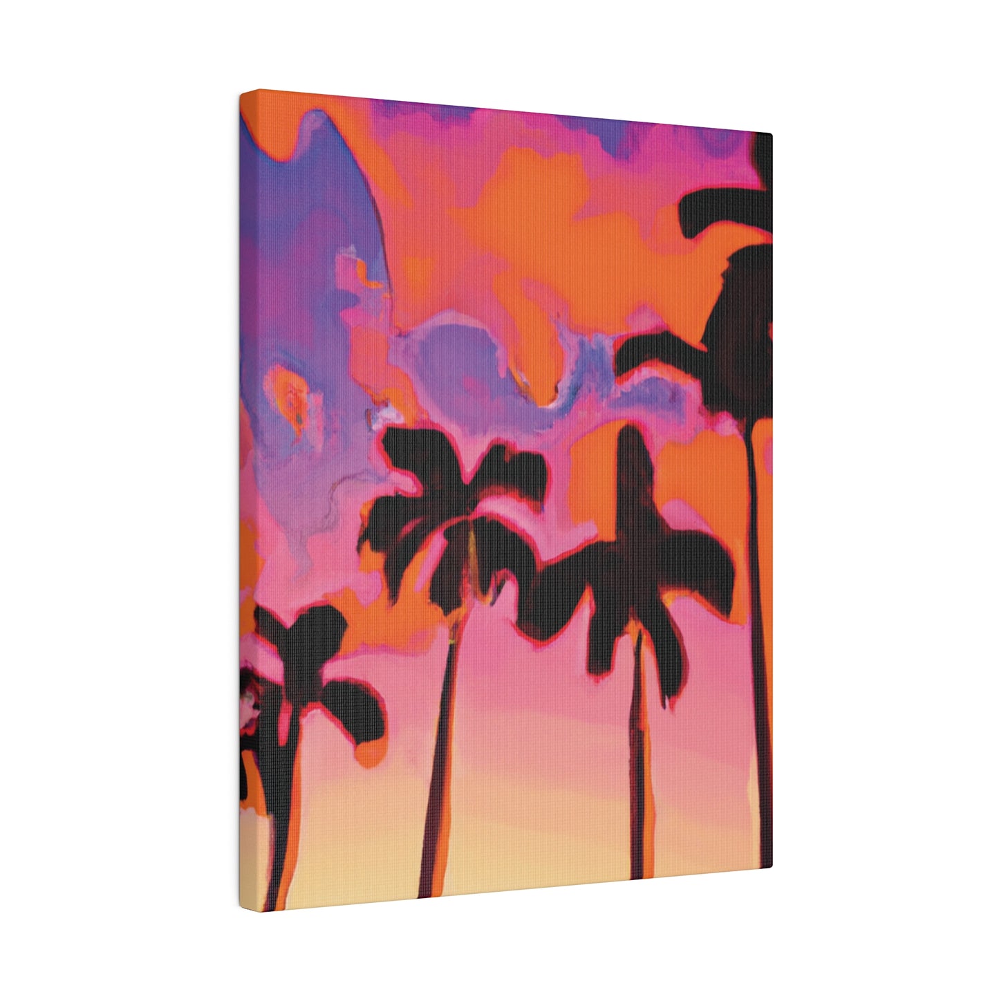 7182U - Miami Beach Sunset Painting Print | Miami | Beach | Sunset | Poster | Home Decor | Wall Art | Canvas