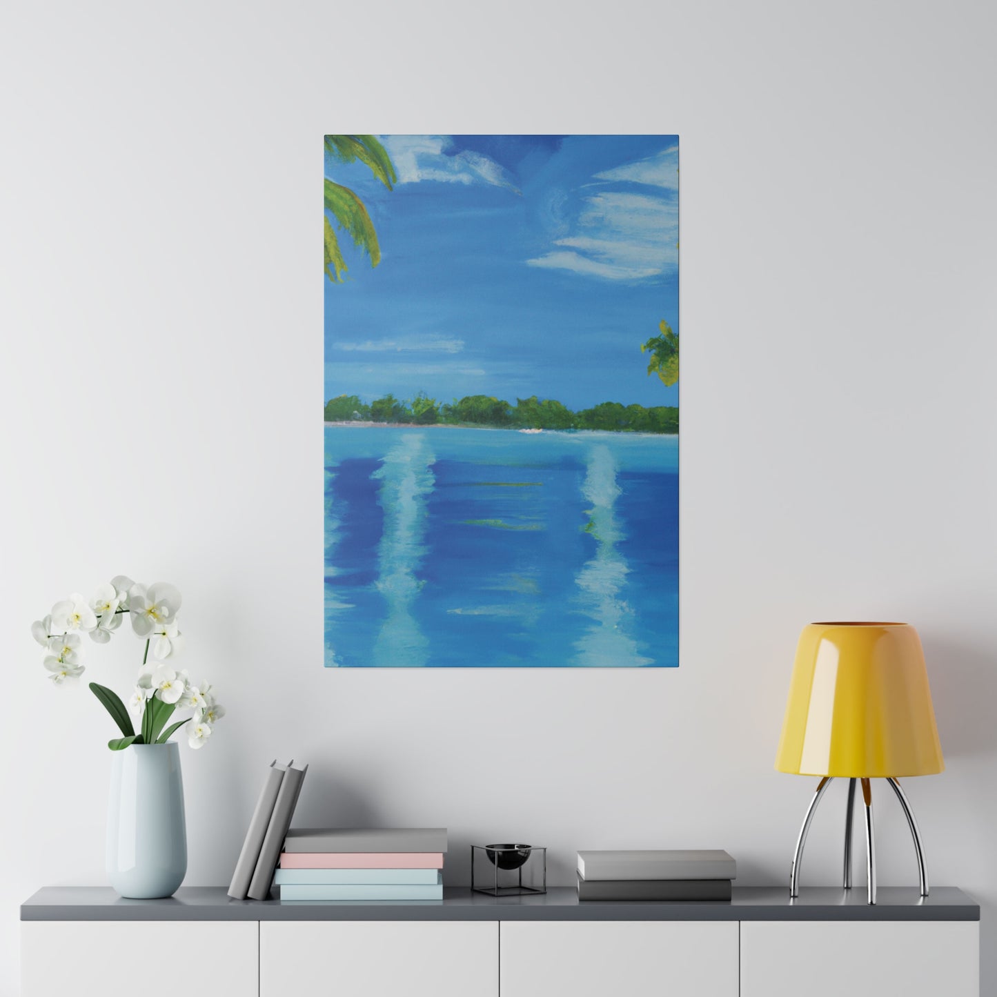 6876O - Bahamas Ocean Painting Print | Bahamas | Ocean | Beach | Poster | Home Decor | Wall Art | Canvas